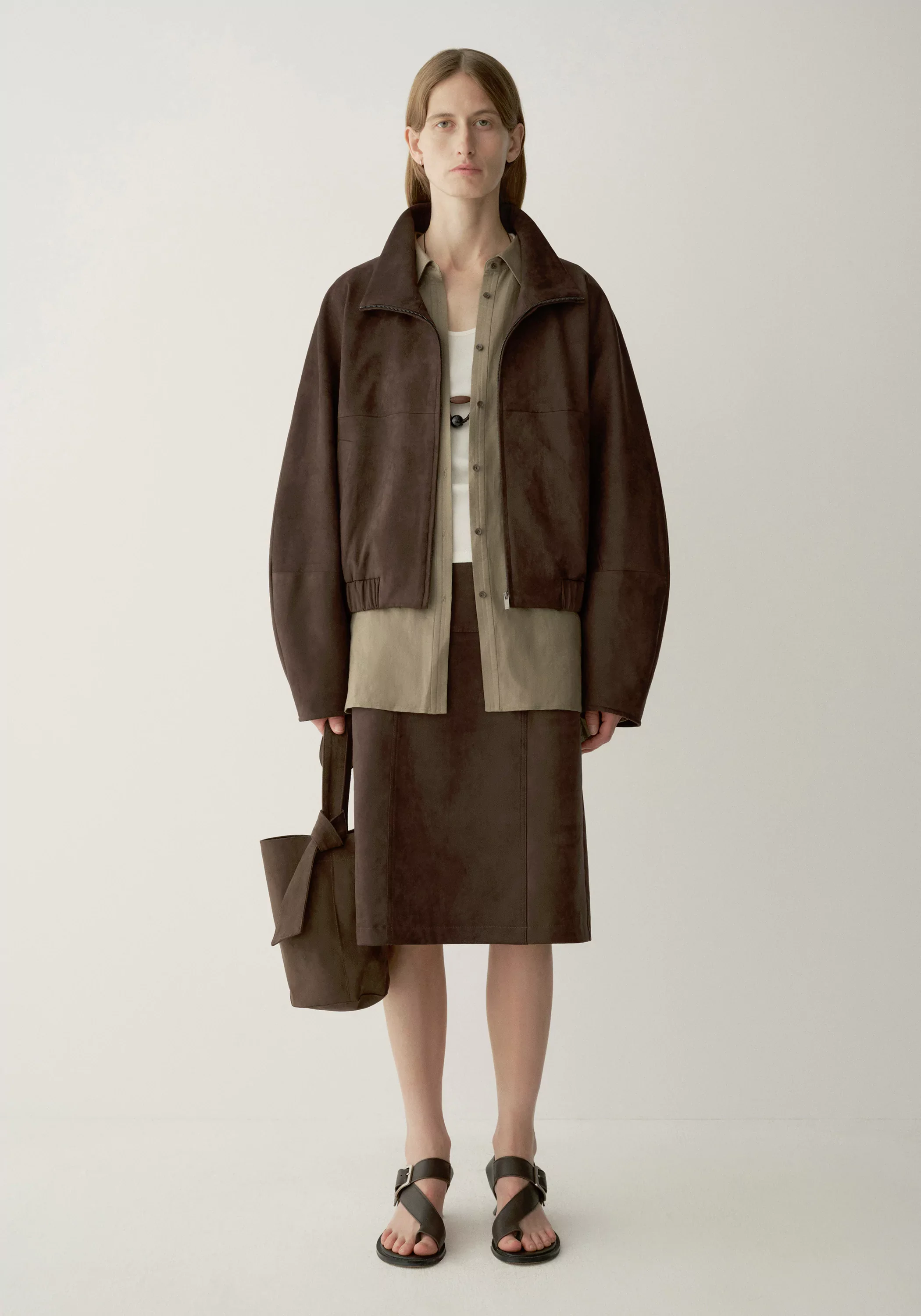 Suede-Effect Jacket - Image 4