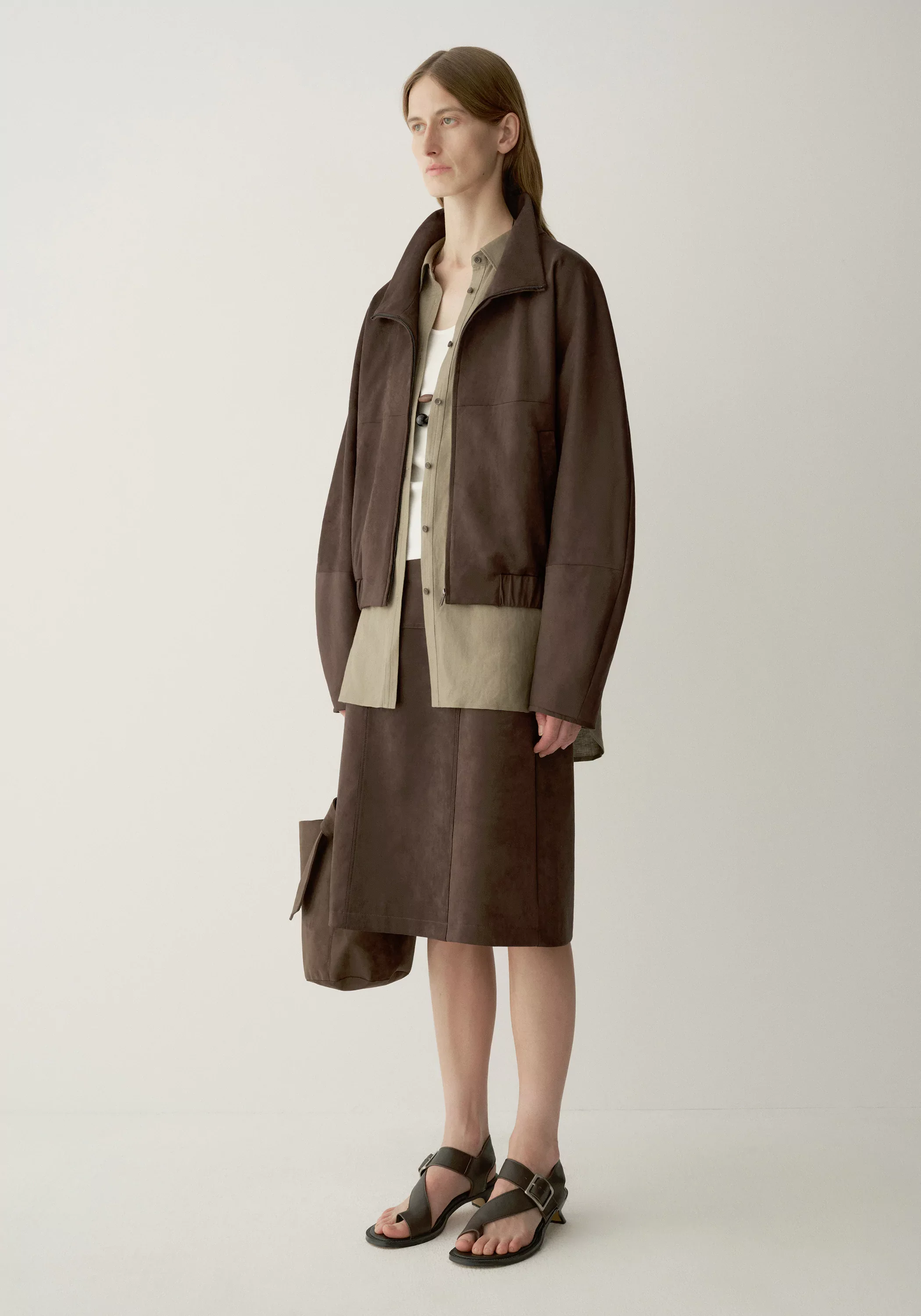 Suede-Effect Jacket - Image 5