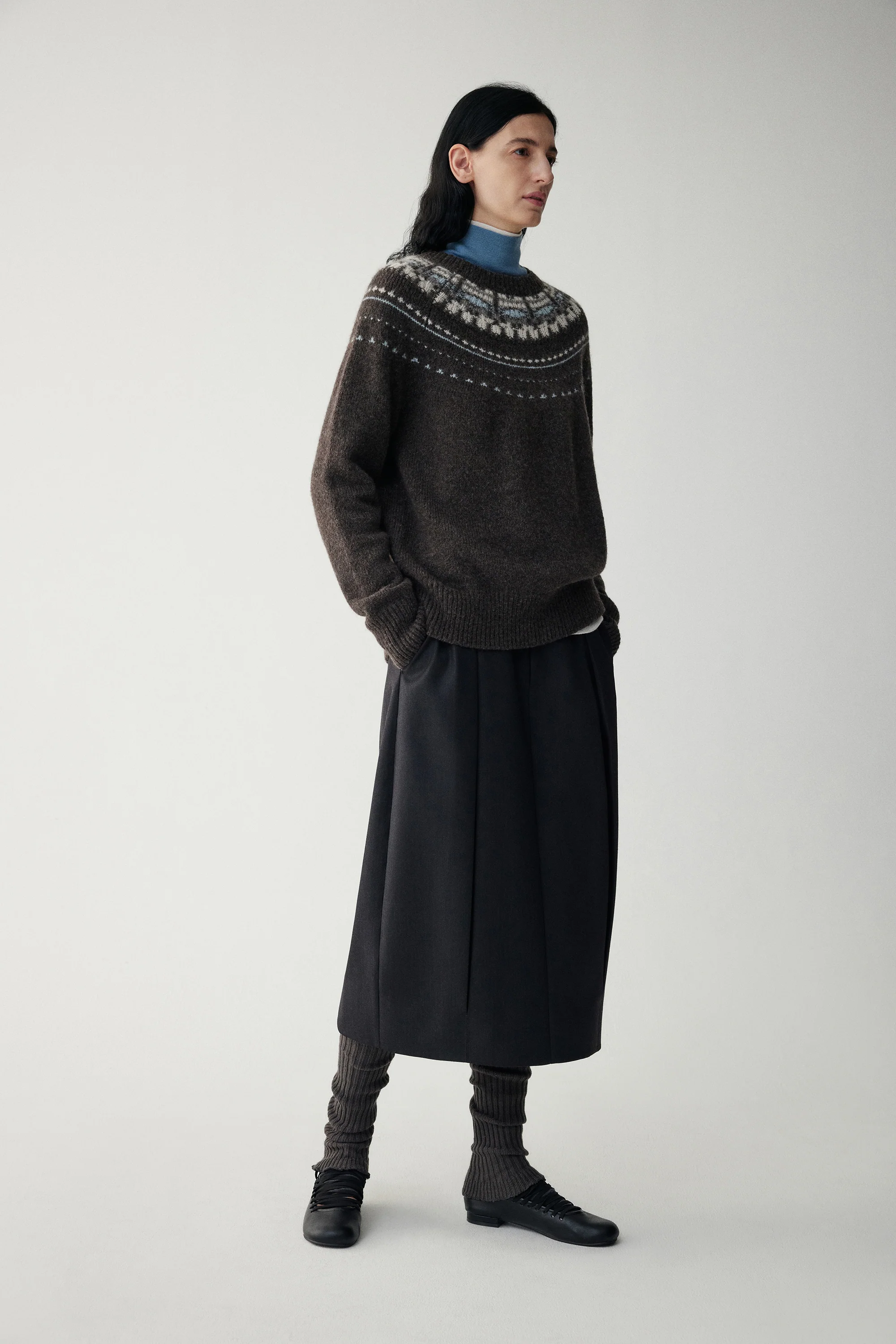 Suri Alpaca Fair Isle Sweater - Image 10