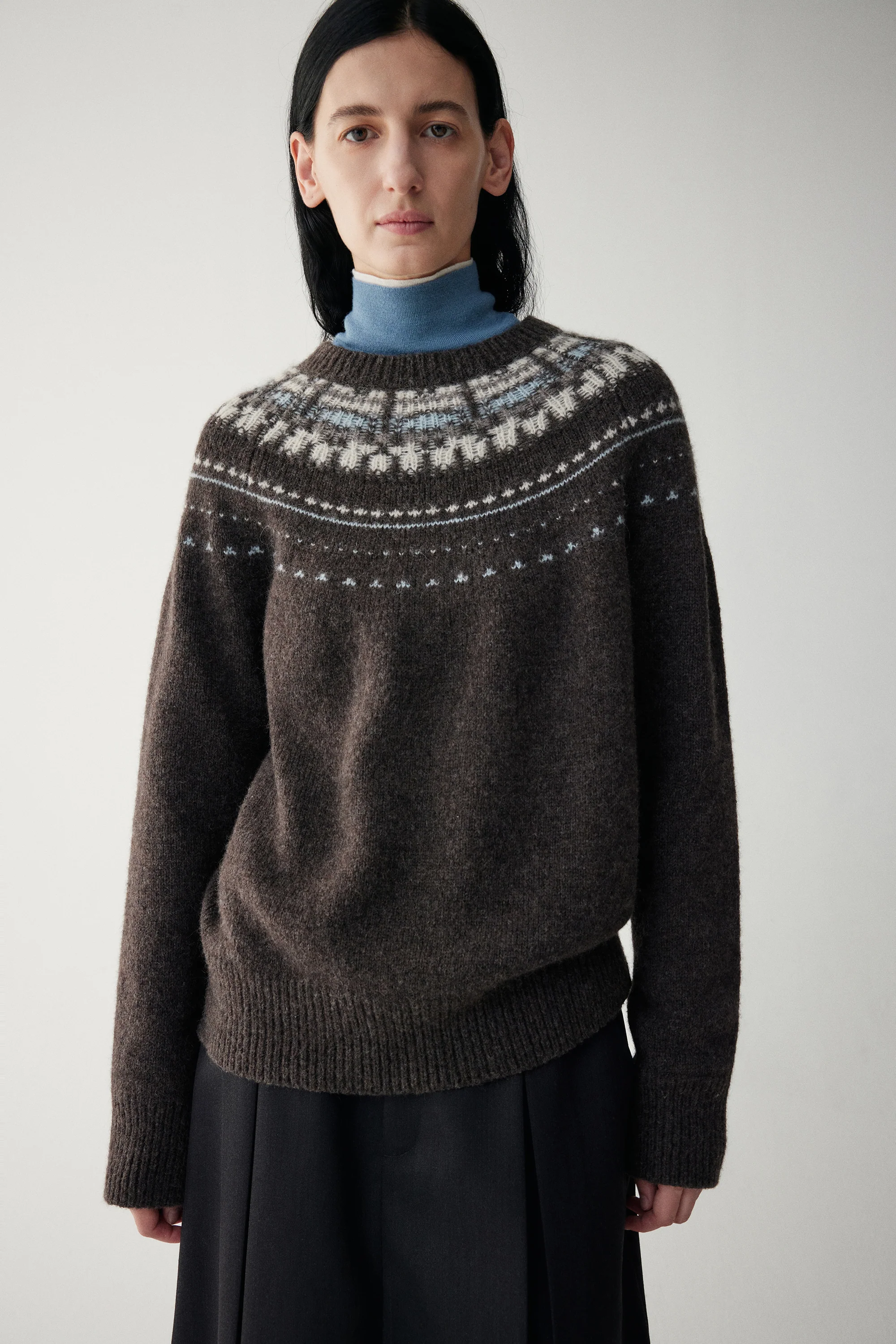 Suri Alpaca Fair Isle Sweater - Image 12
