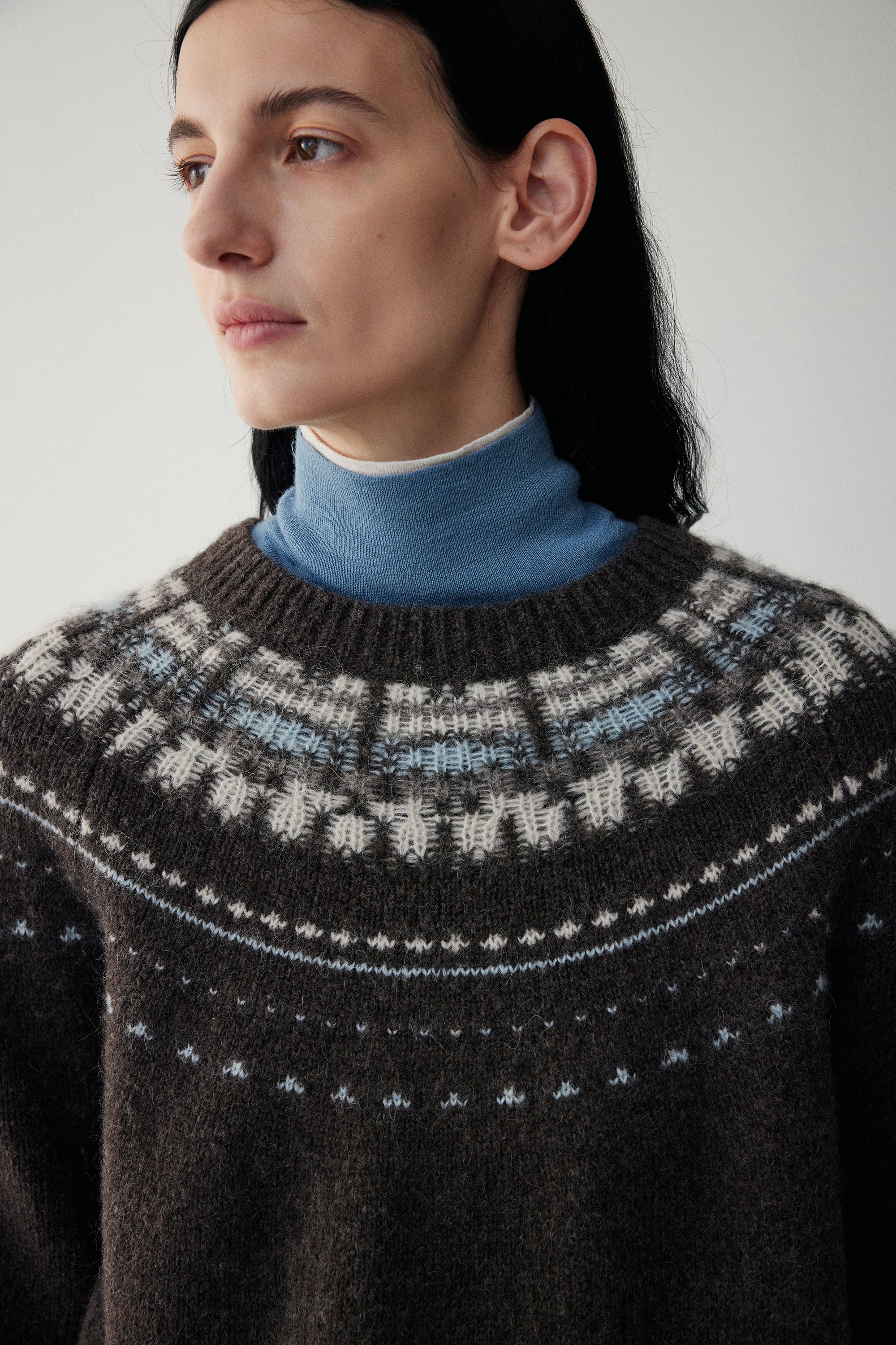 Suri Alpaca Fair Isle Sweater - Image 13
