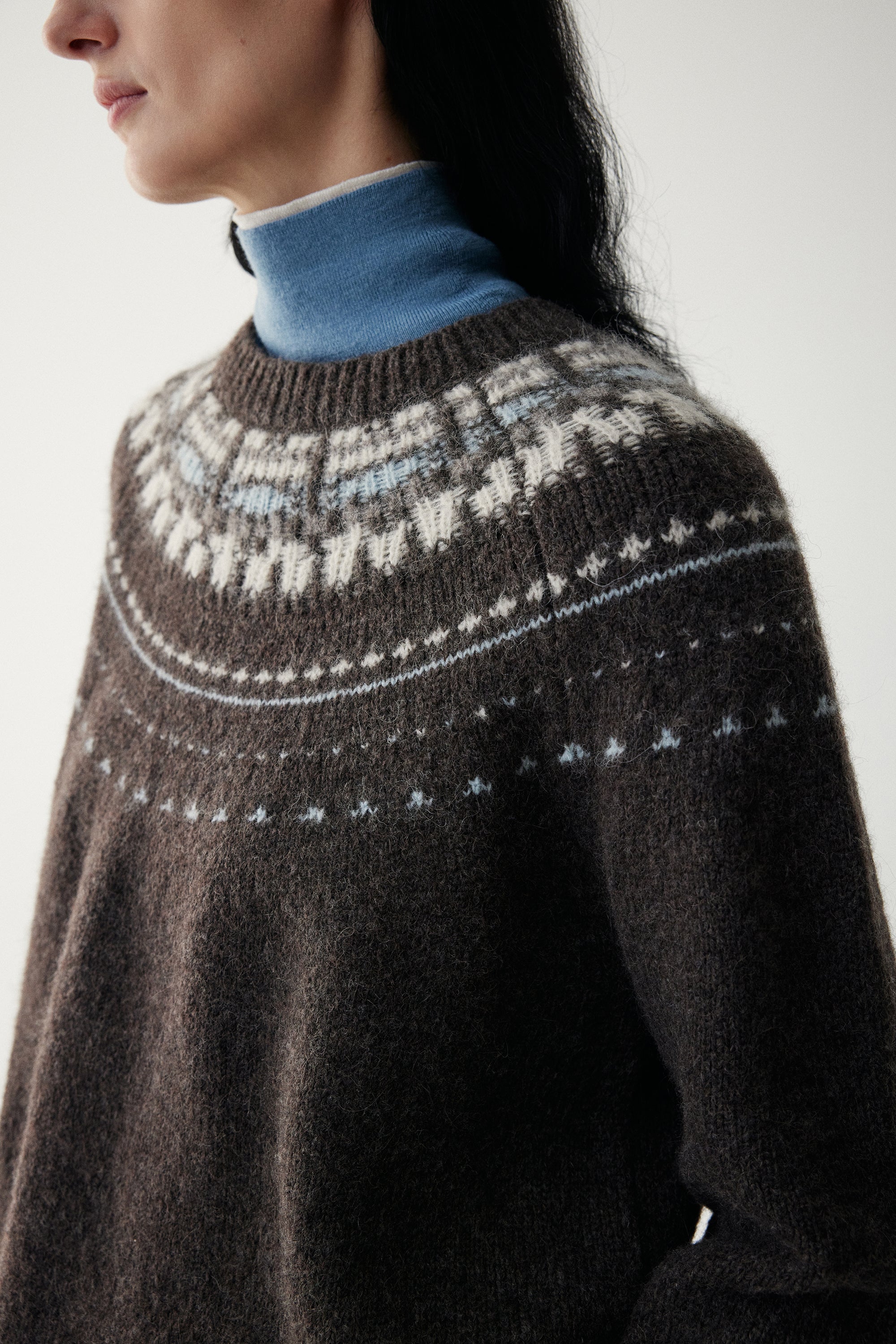 Suri Alpaca Fair Isle Sweater - Image 14