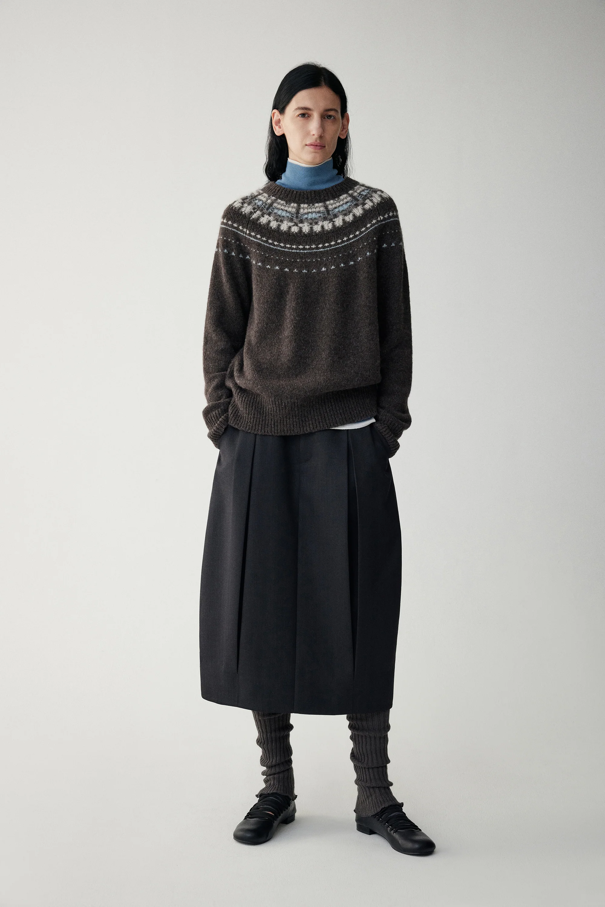 Suri Alpaca Fair Isle Sweater - Image 7