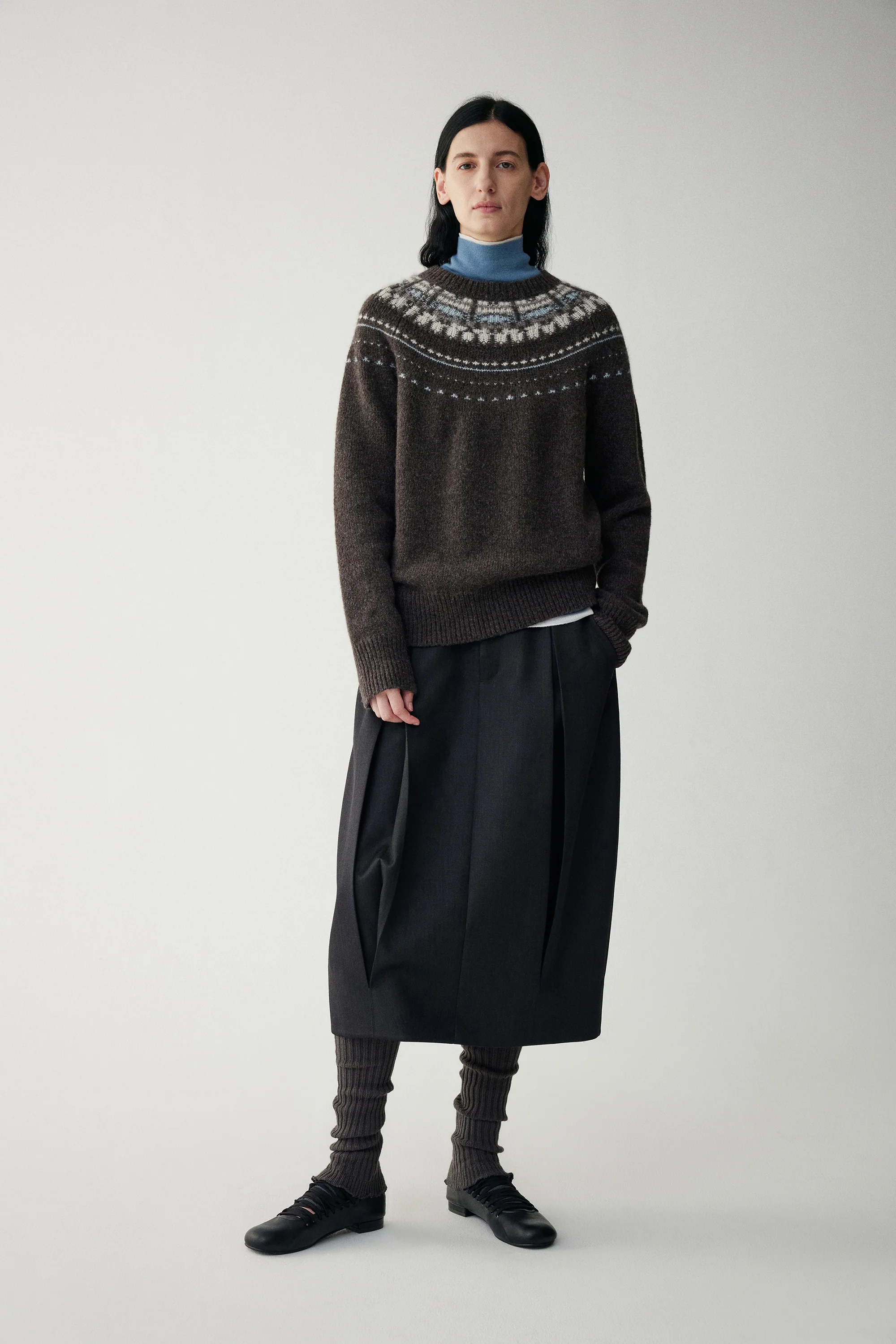 Suri Alpaca Fair Isle Sweater - Image 8