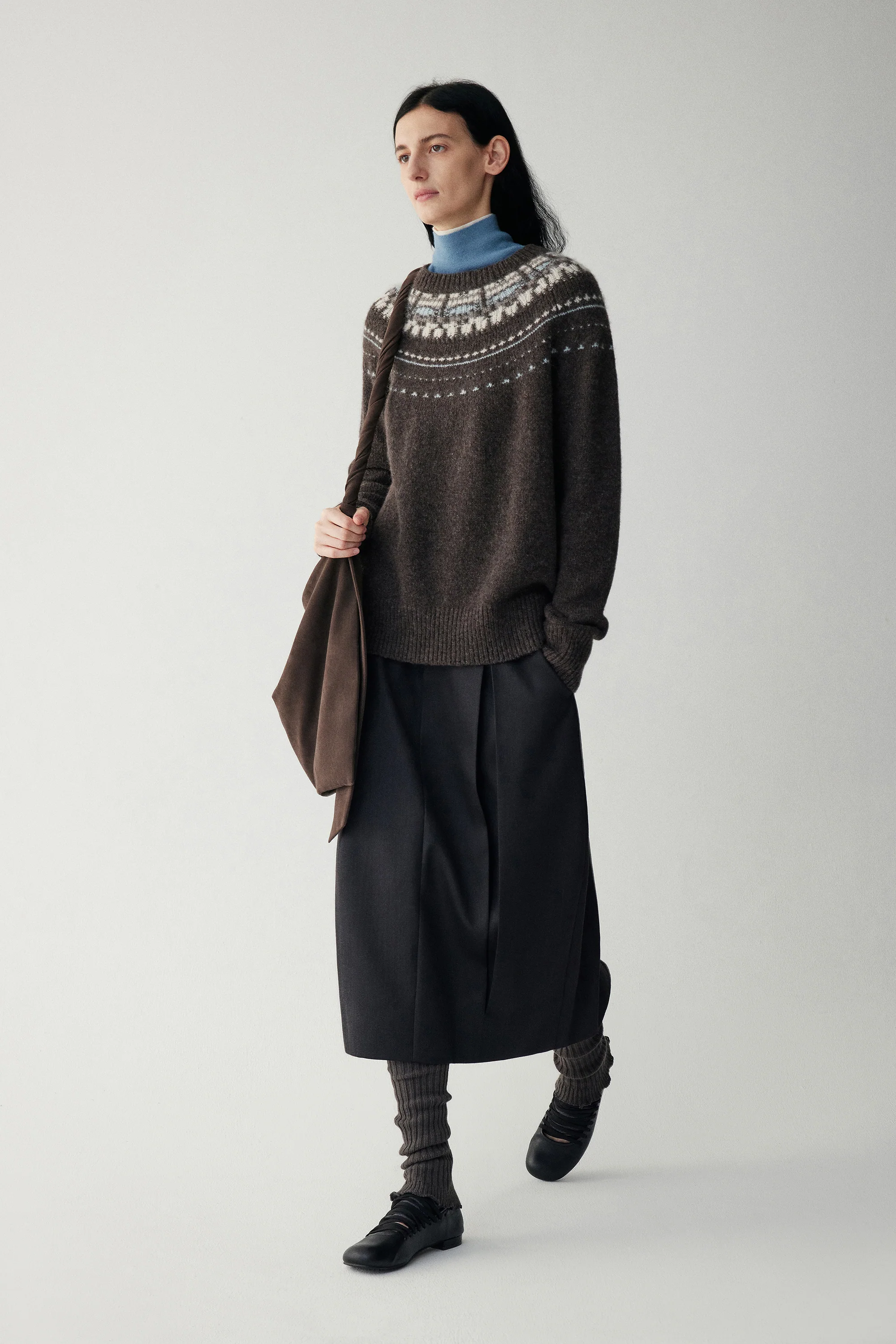 Suri Alpaca Fair Isle Sweater - Image 9