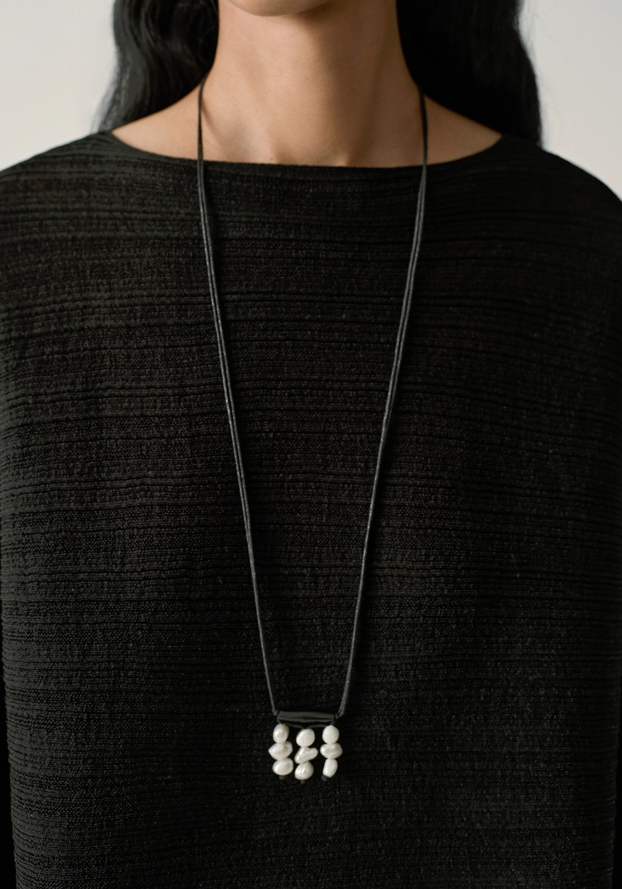 Tassel Pendant Long Necklace - Image 2
