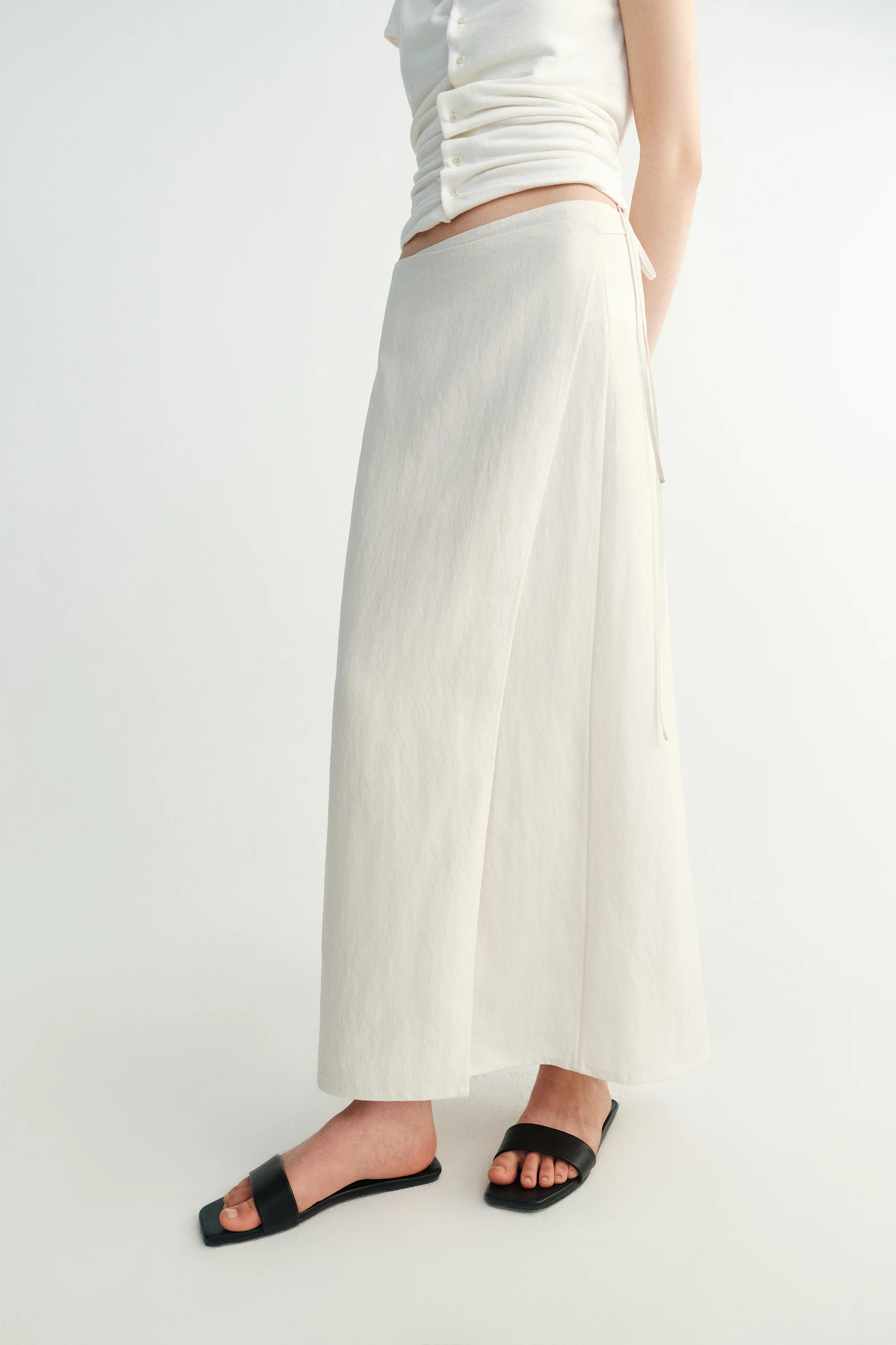 Tencel Drawstring Skirt - Image 10