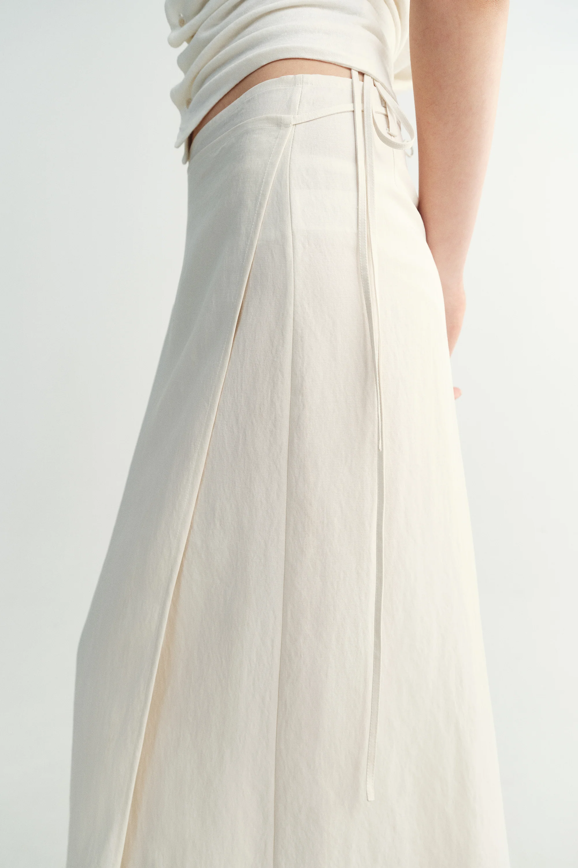Tencel Drawstring Skirt - Image 11