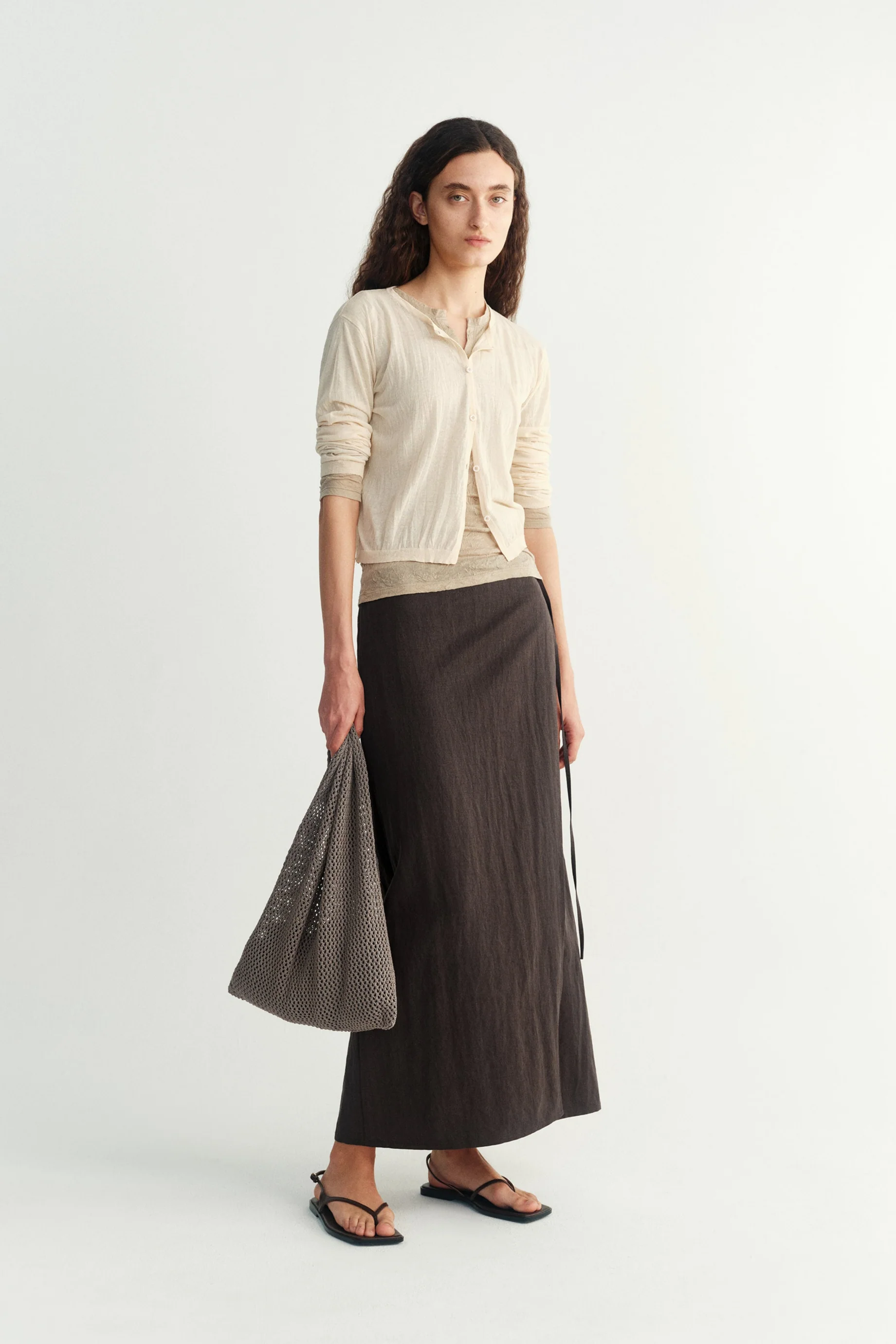 Tencel Drawstring Skirt - Image 12