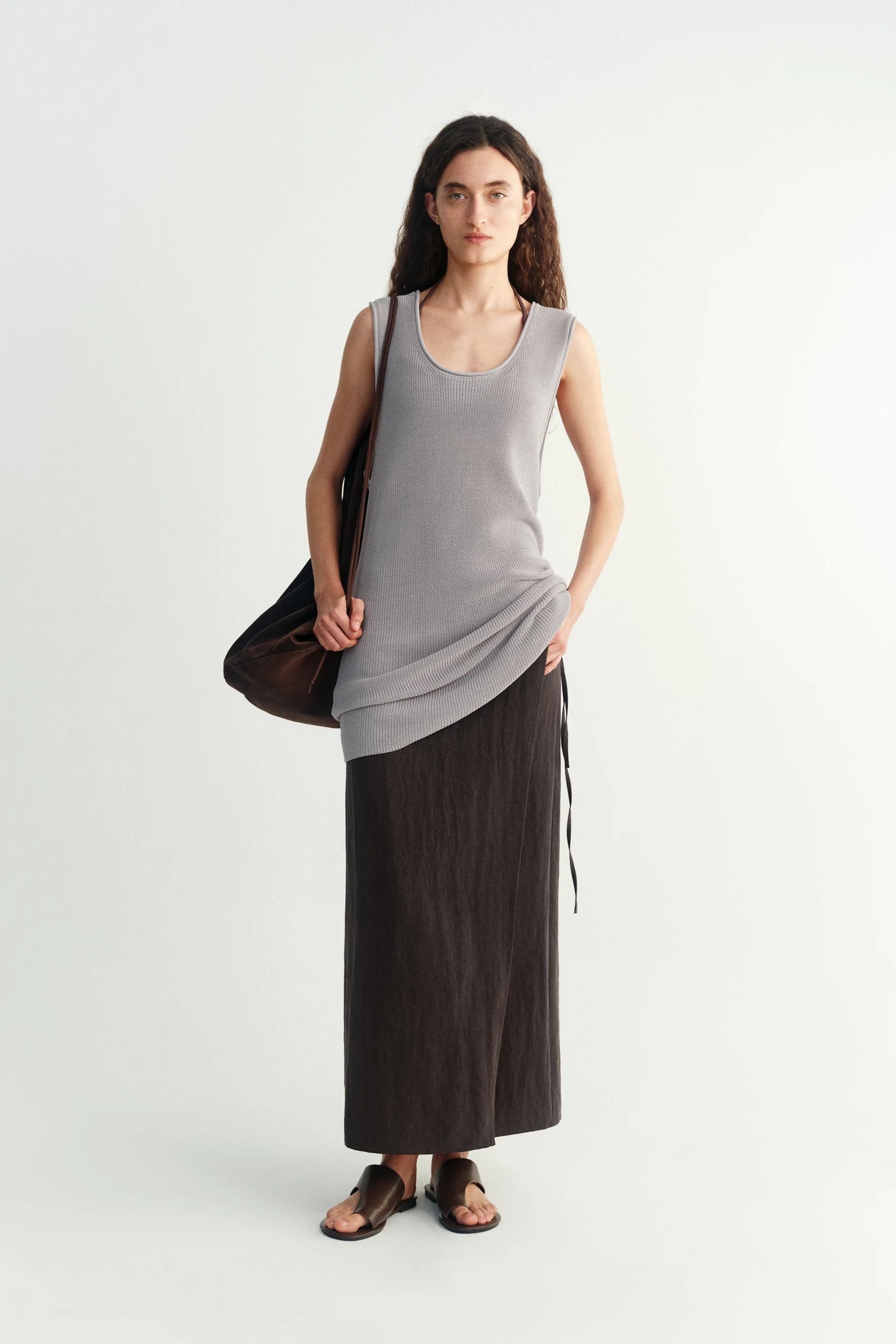 Tencel Drawstring Skirt - Image 13