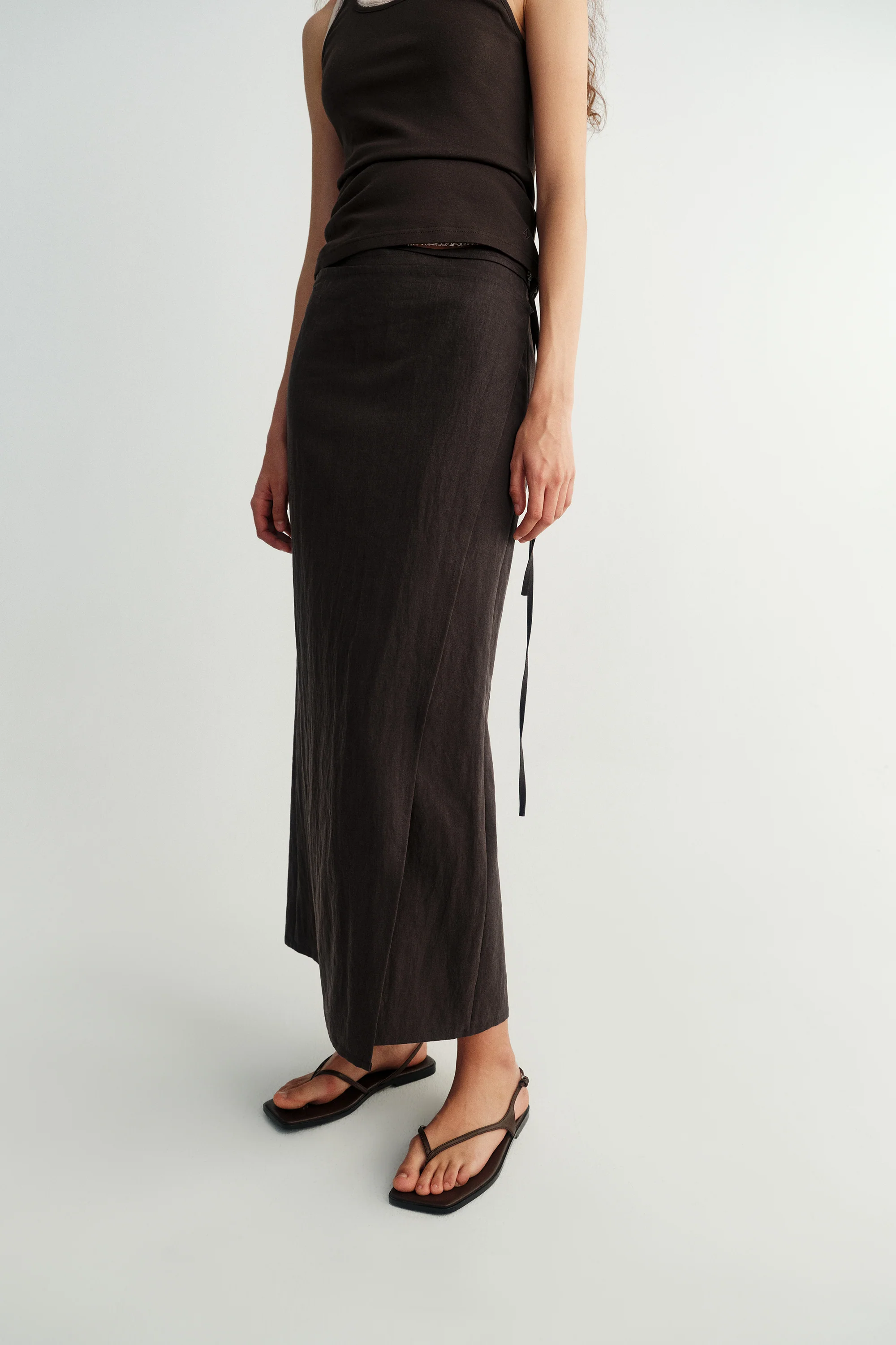 Tencel Drawstring Skirt - Image 15