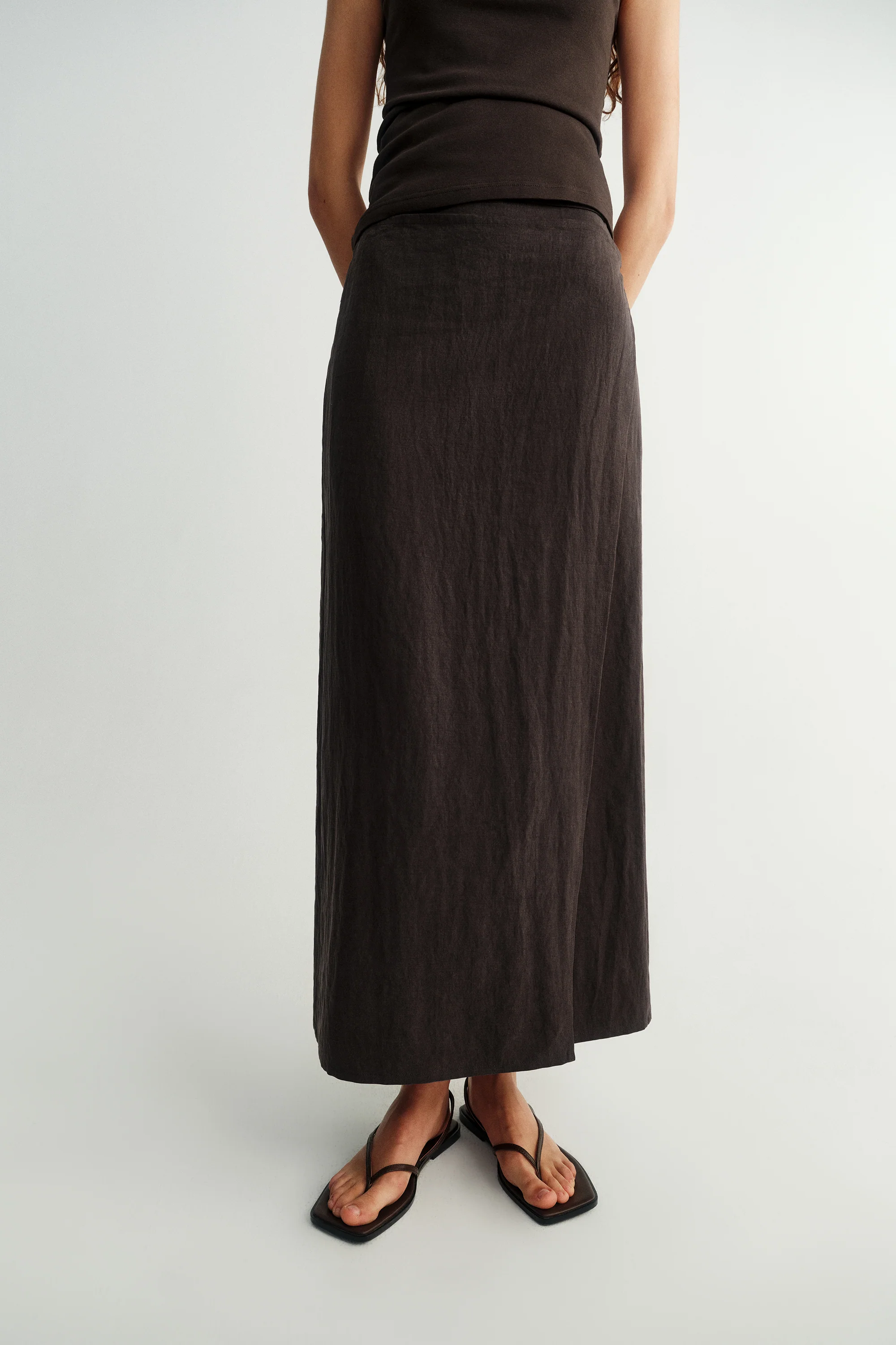 Tencel Drawstring Skirt - Image 16