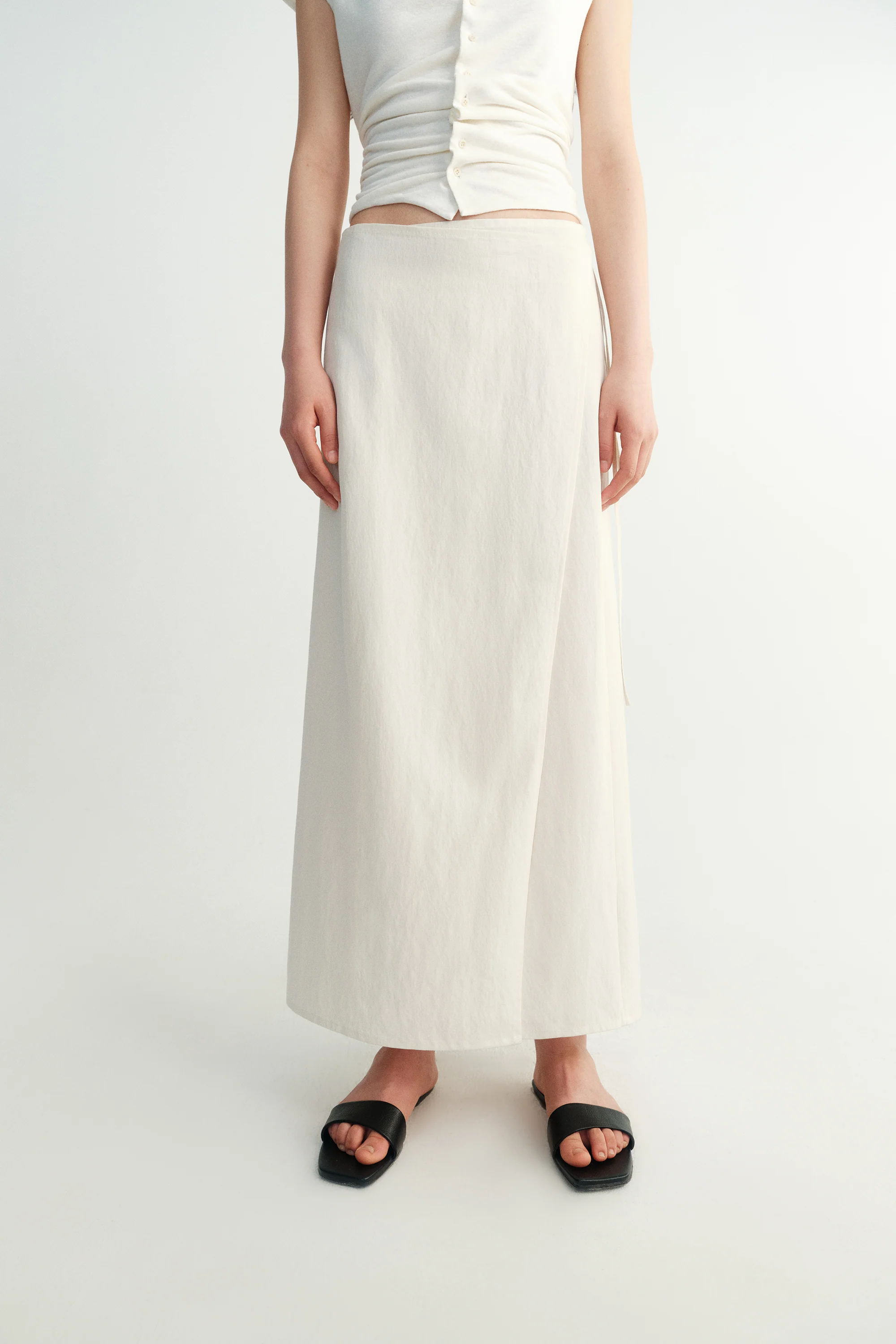Tencel Drawstring Skirt - Image 8