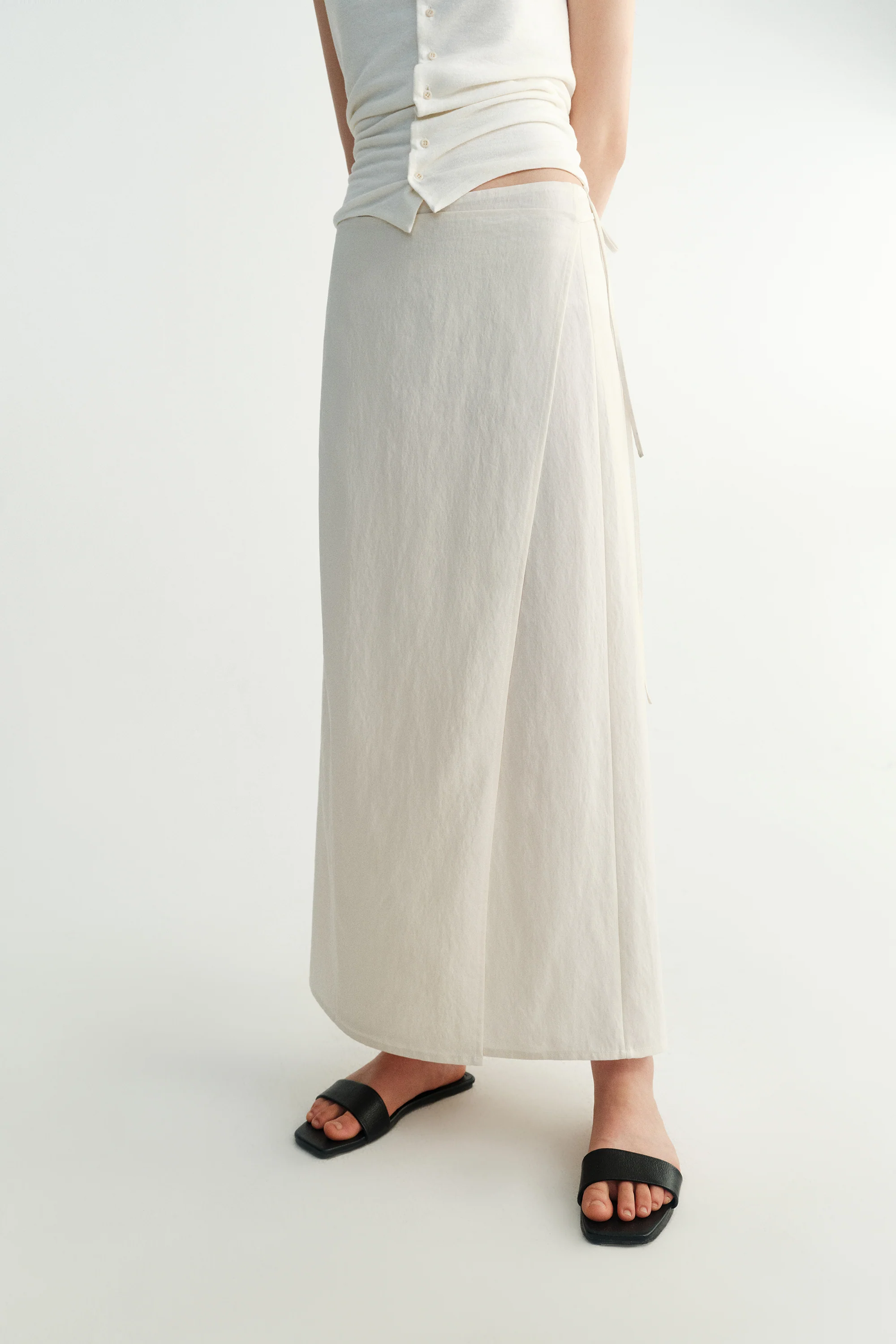 Tencel Drawstring Skirt - Image 9