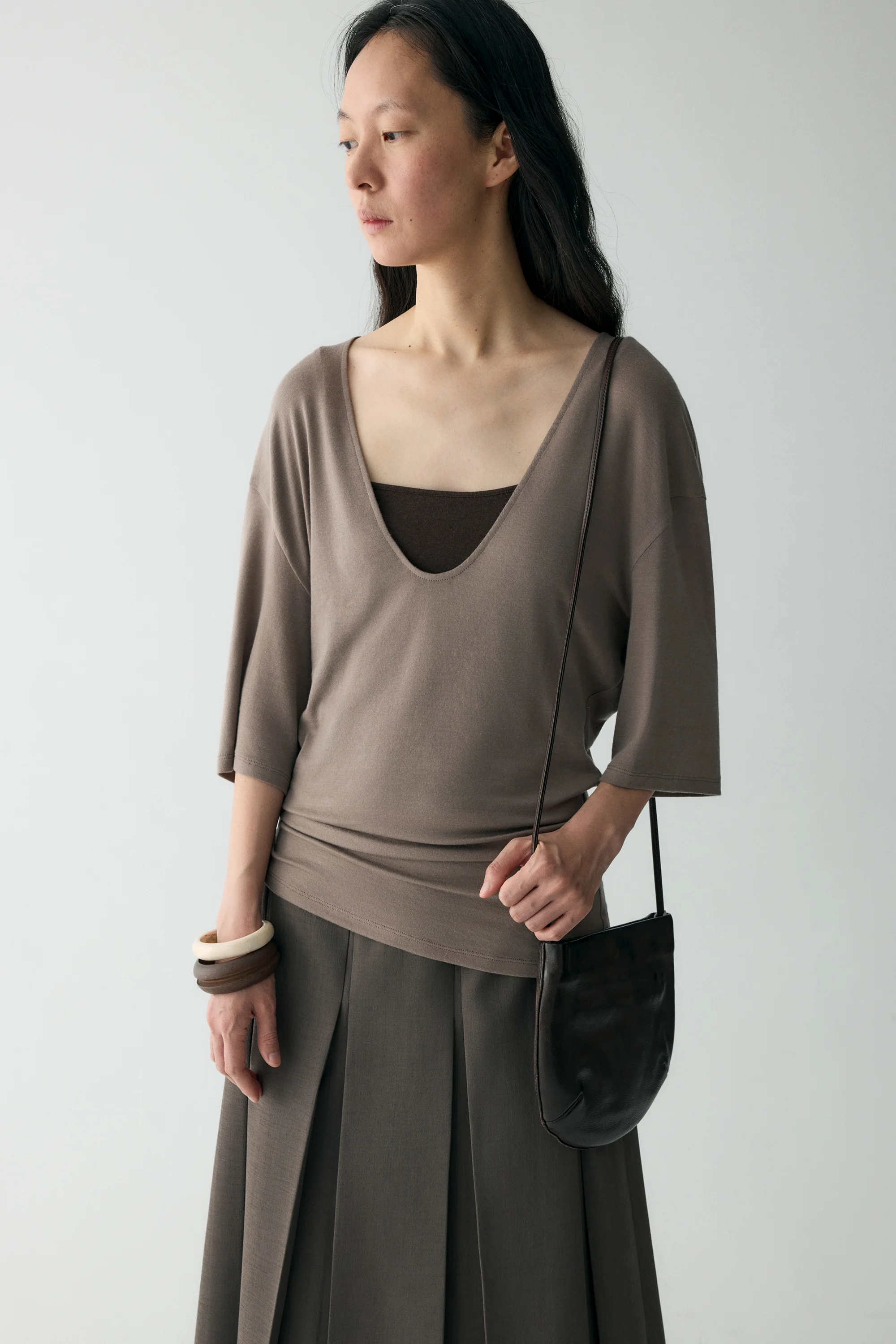 Tencel Wool T-shirt - Image 17