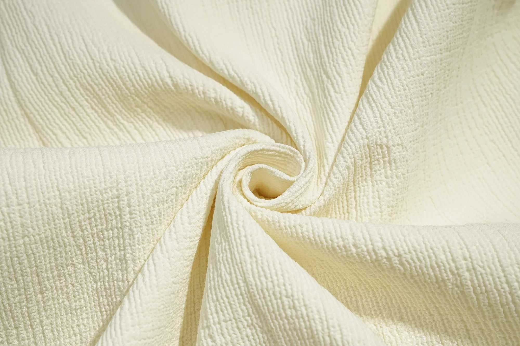 Textured Bubble-sleeve Dress - Image 20