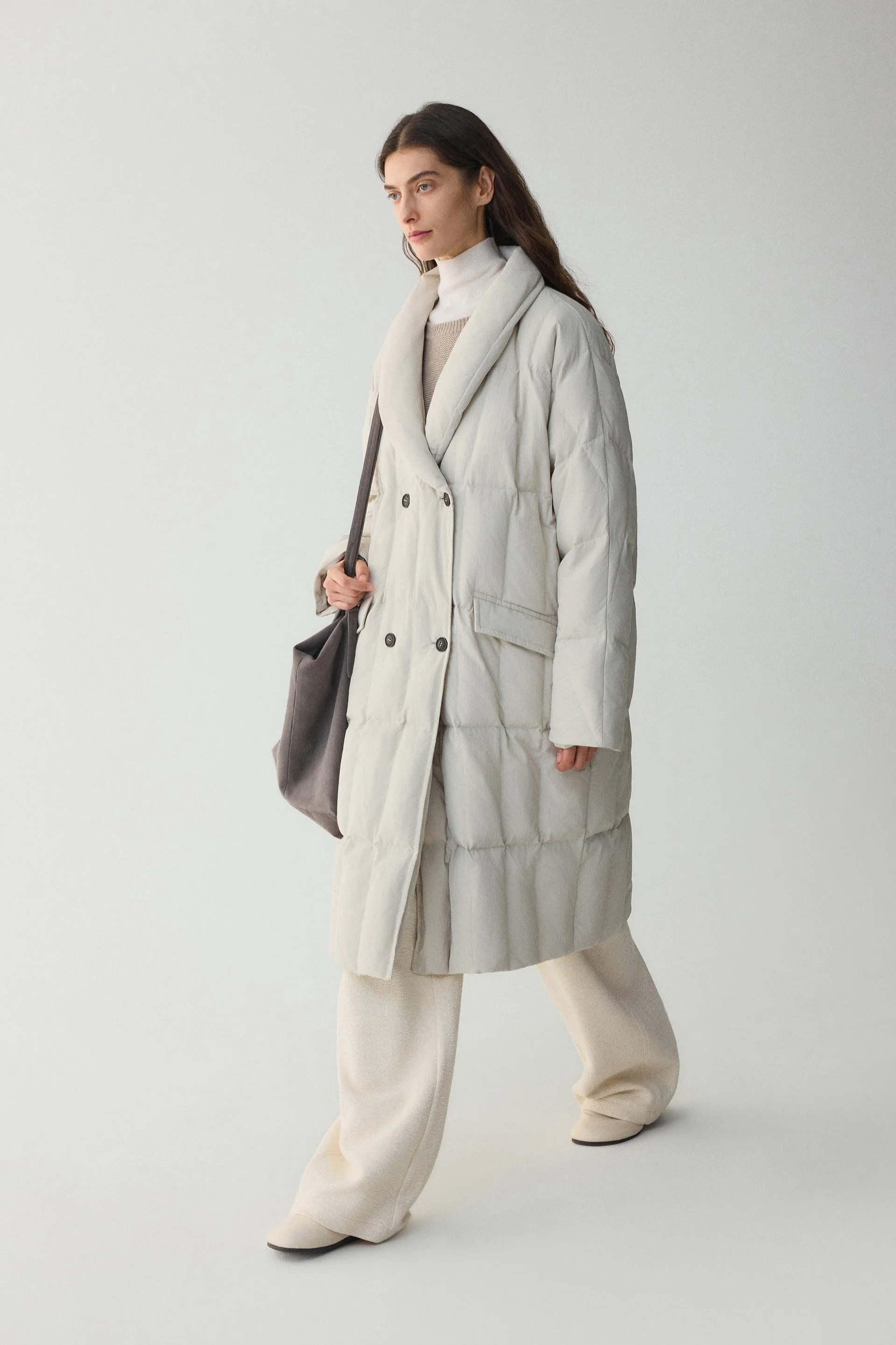 Three-Proof Double-Breasted Down Coat - Image 10