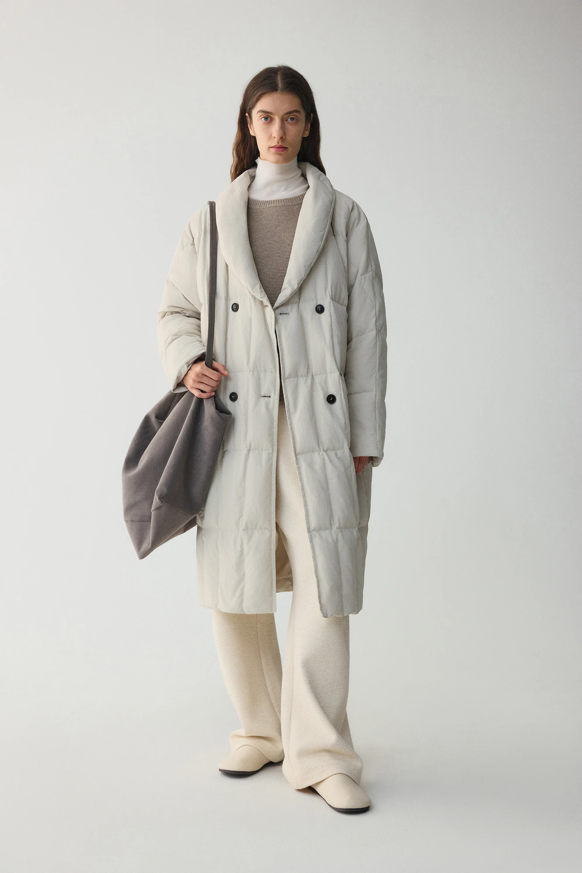 Three-Proof Double-Breasted Down Coat - Image 11