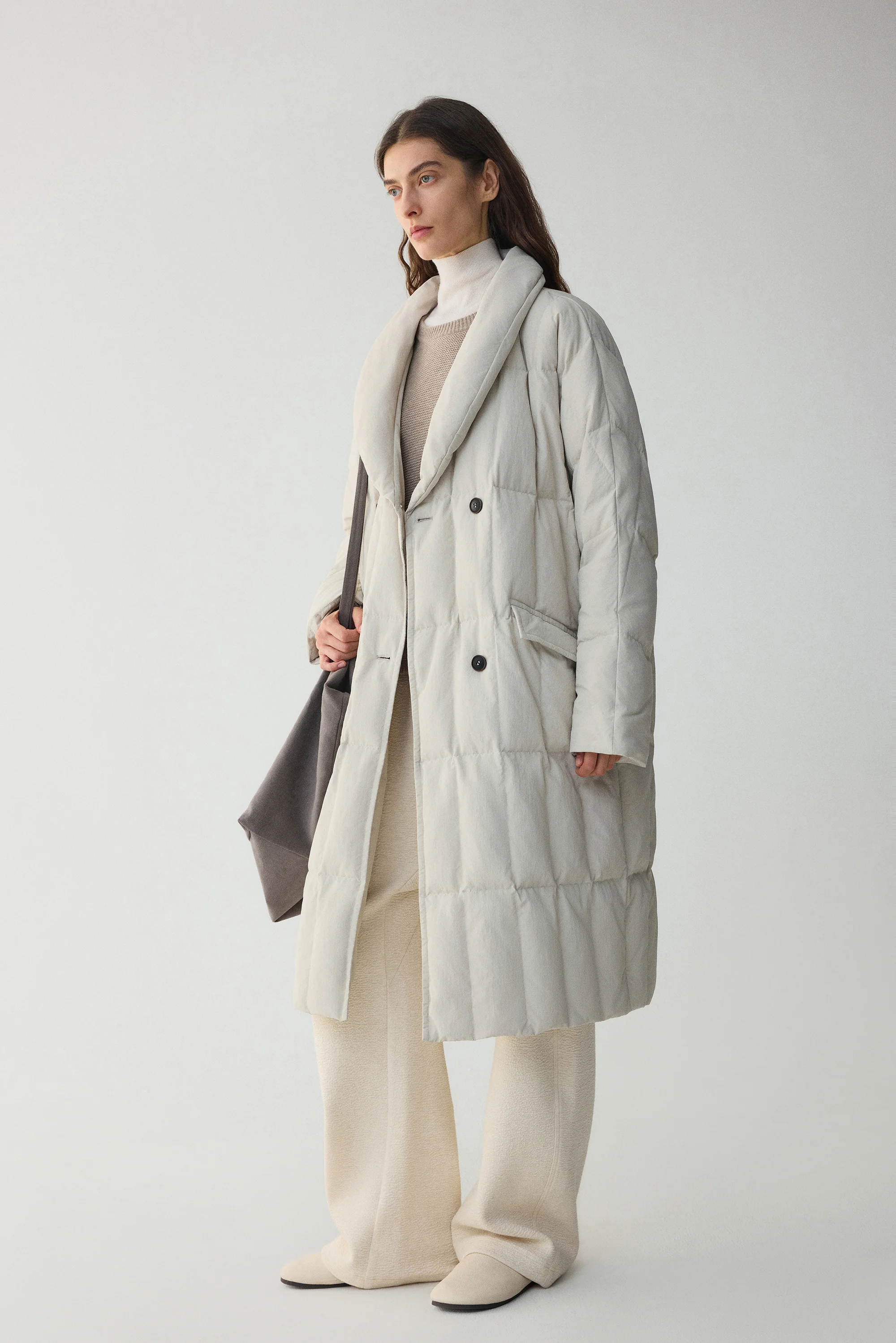 Three-Proof Double-Breasted Down Coat - Image 12