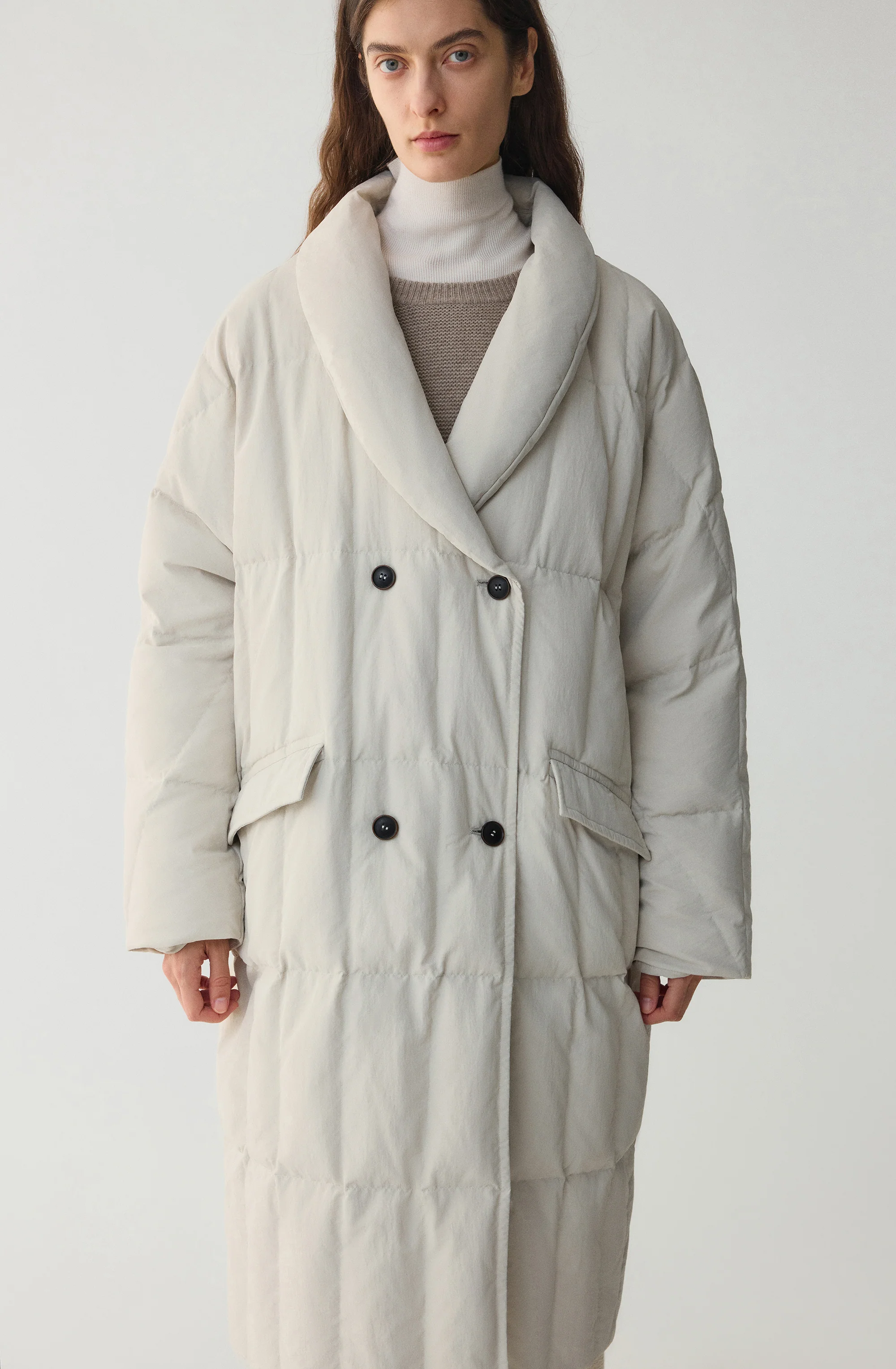 Three-Proof Double-Breasted Down Coat - Image 15