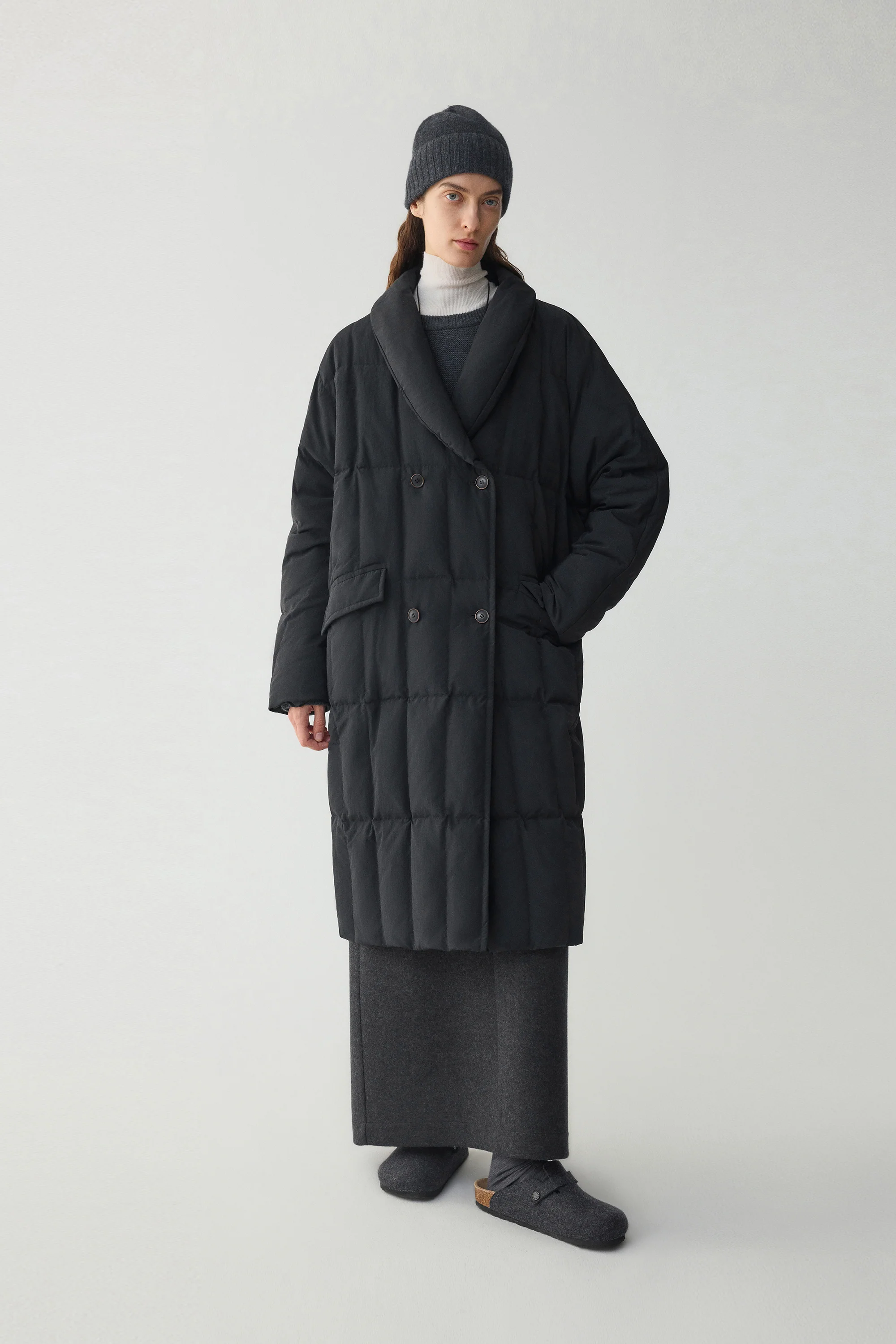 Three-Proof Double-Breasted Down Coat - Image 4