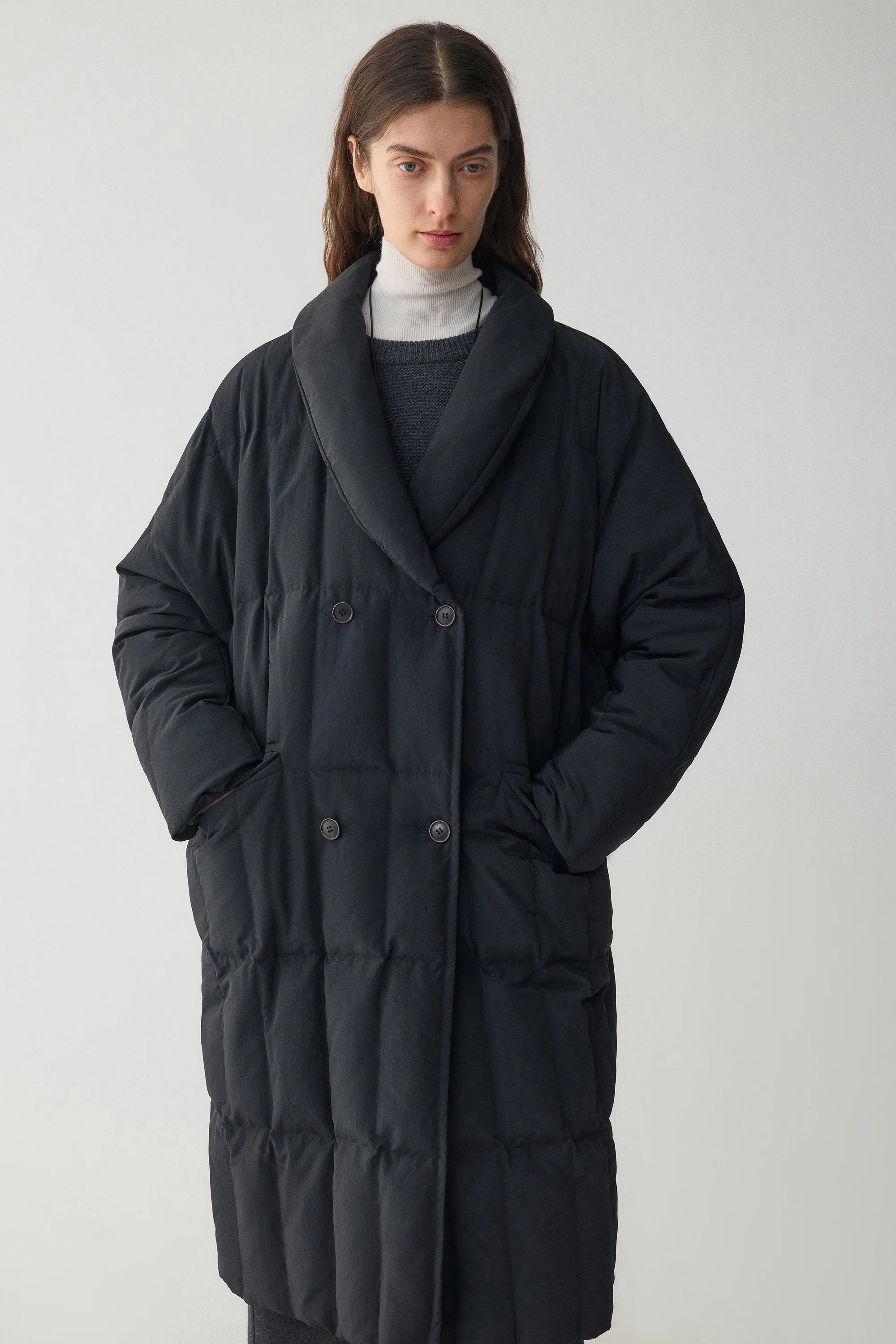 Three-Proof Double-Breasted Down Coat - Image 8