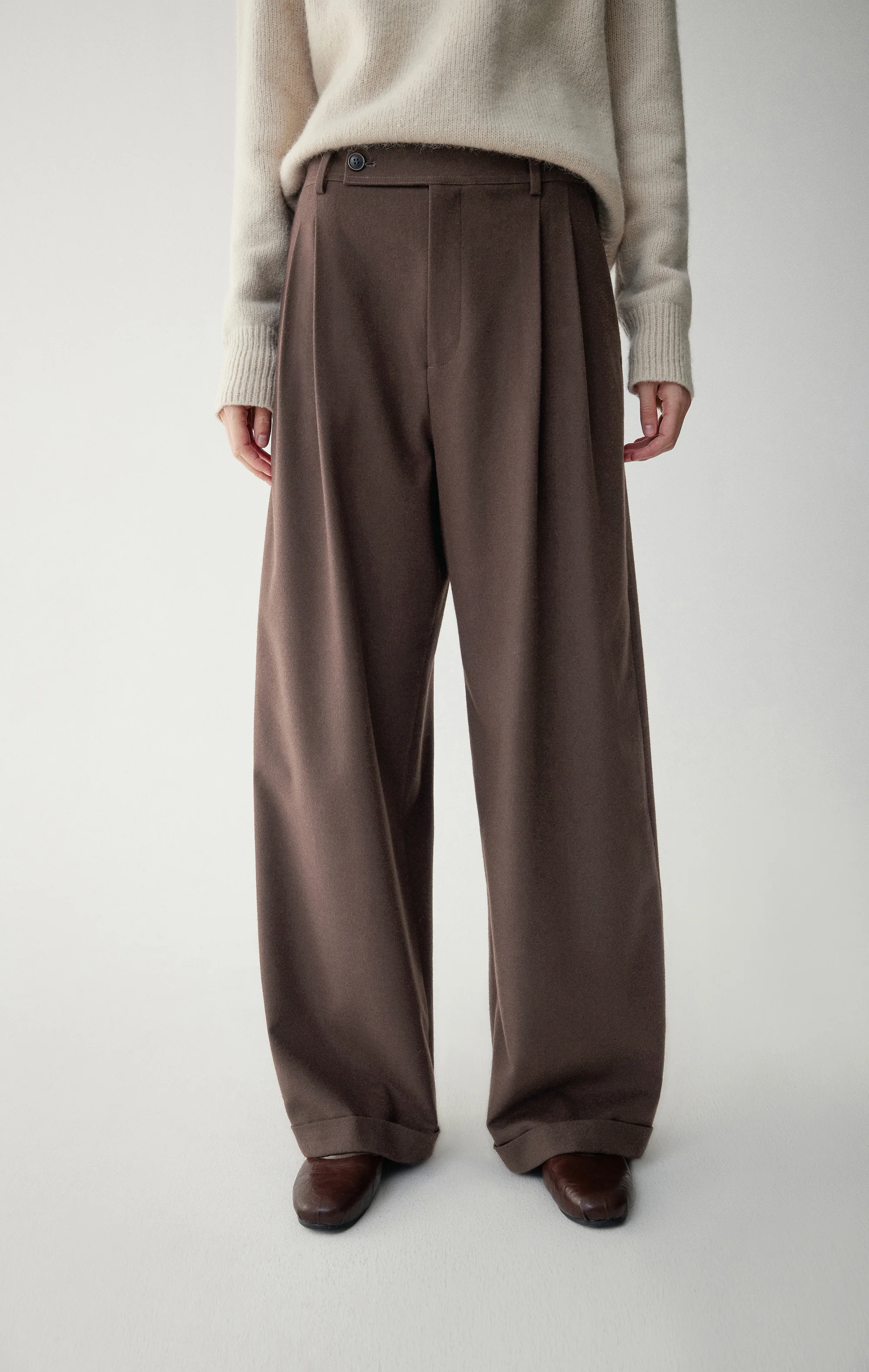Turk Barrel Wool Trousers - Image 4