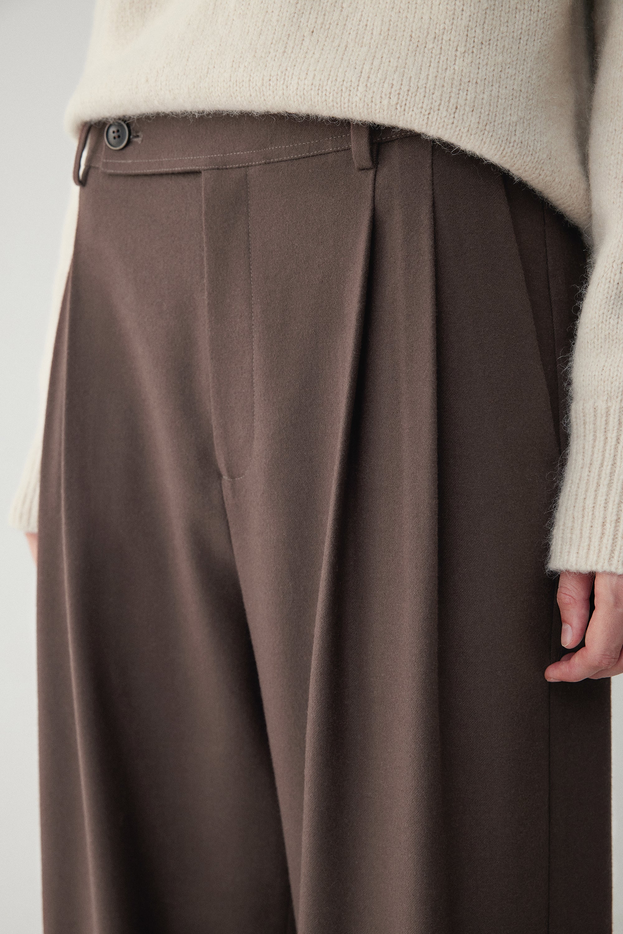 Turk Barrel Wool Trousers - Image 6
