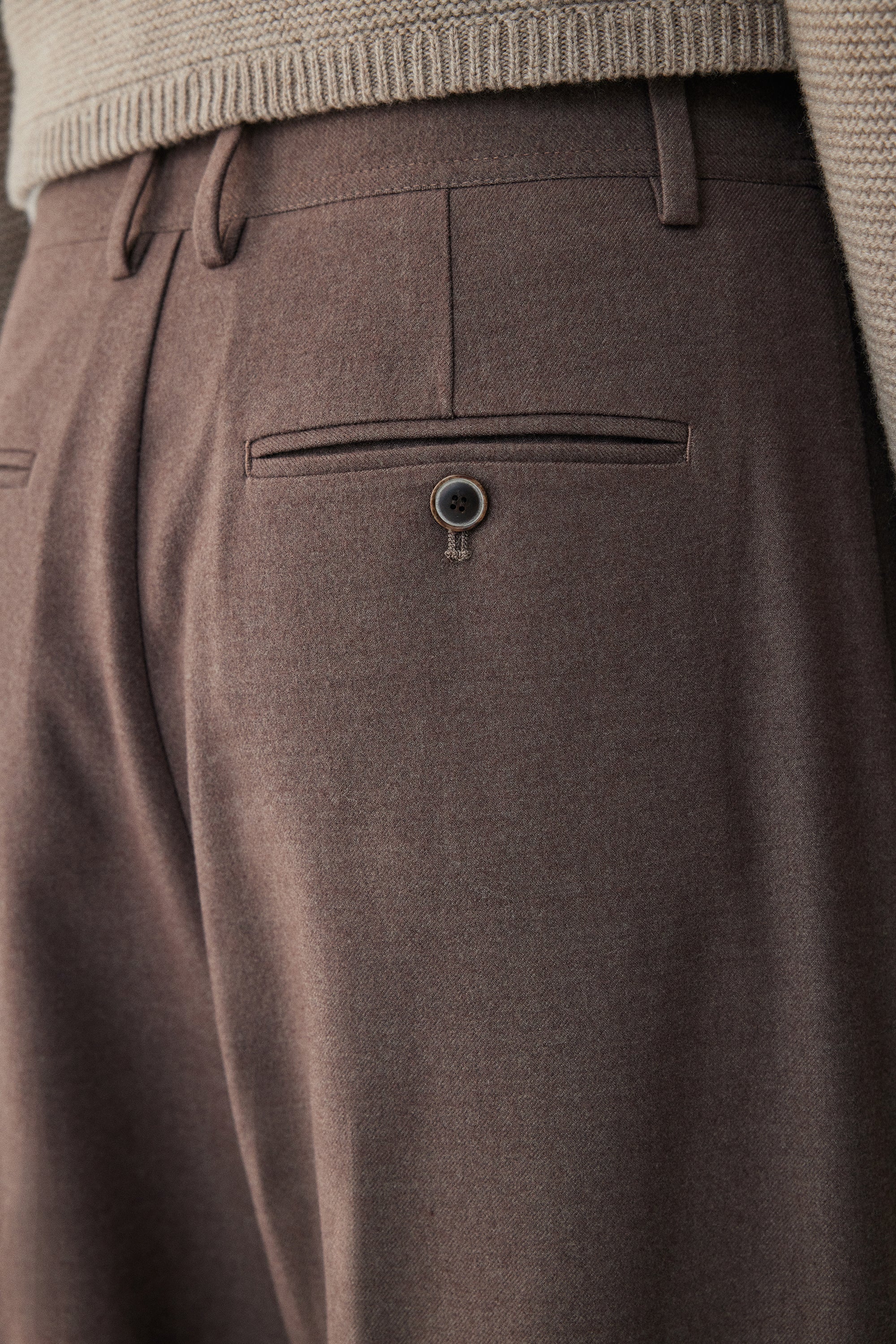 Turk Barrel Wool Trousers - Image 7