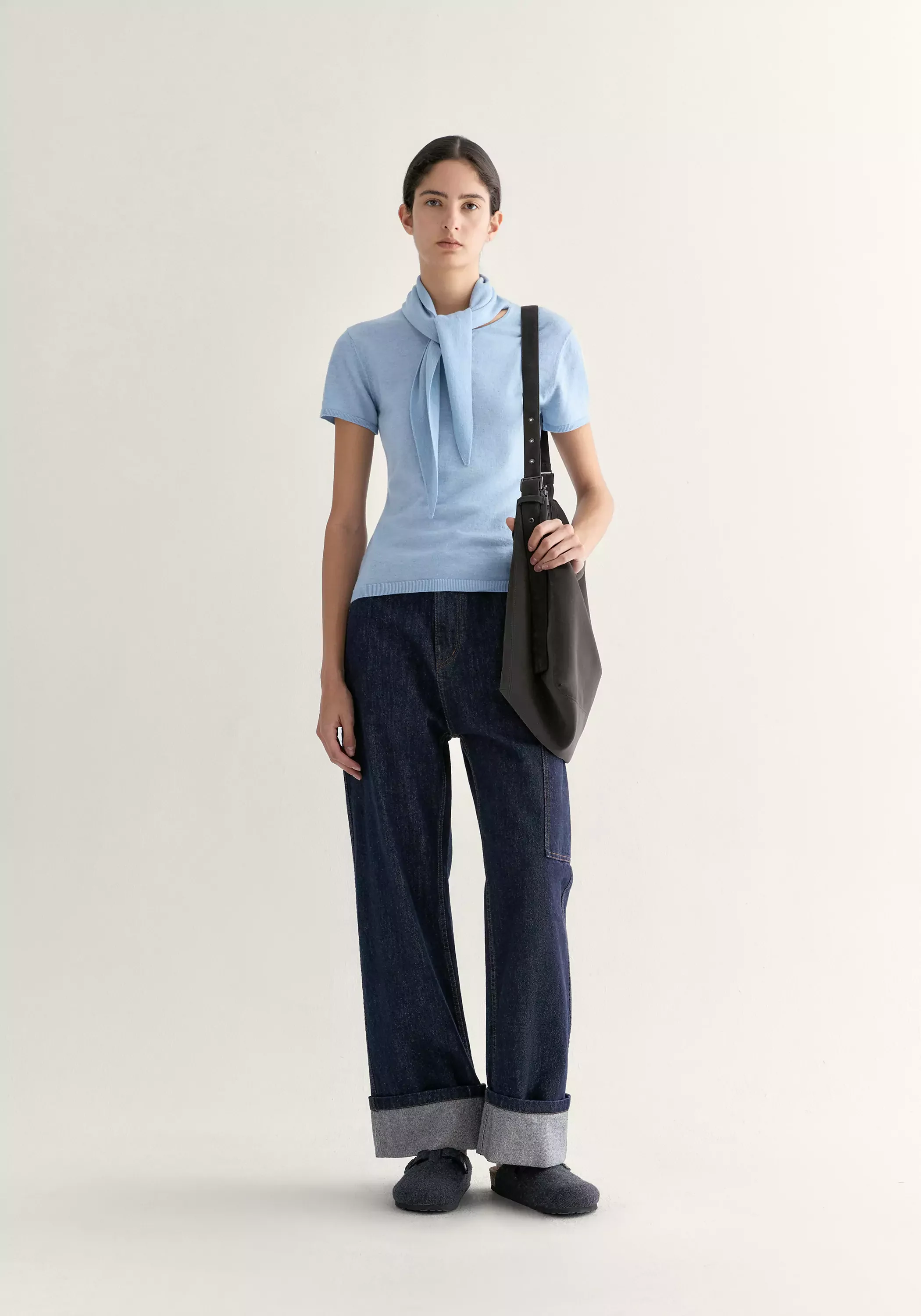 Turn-up Straight-leg Jeans - Image 10