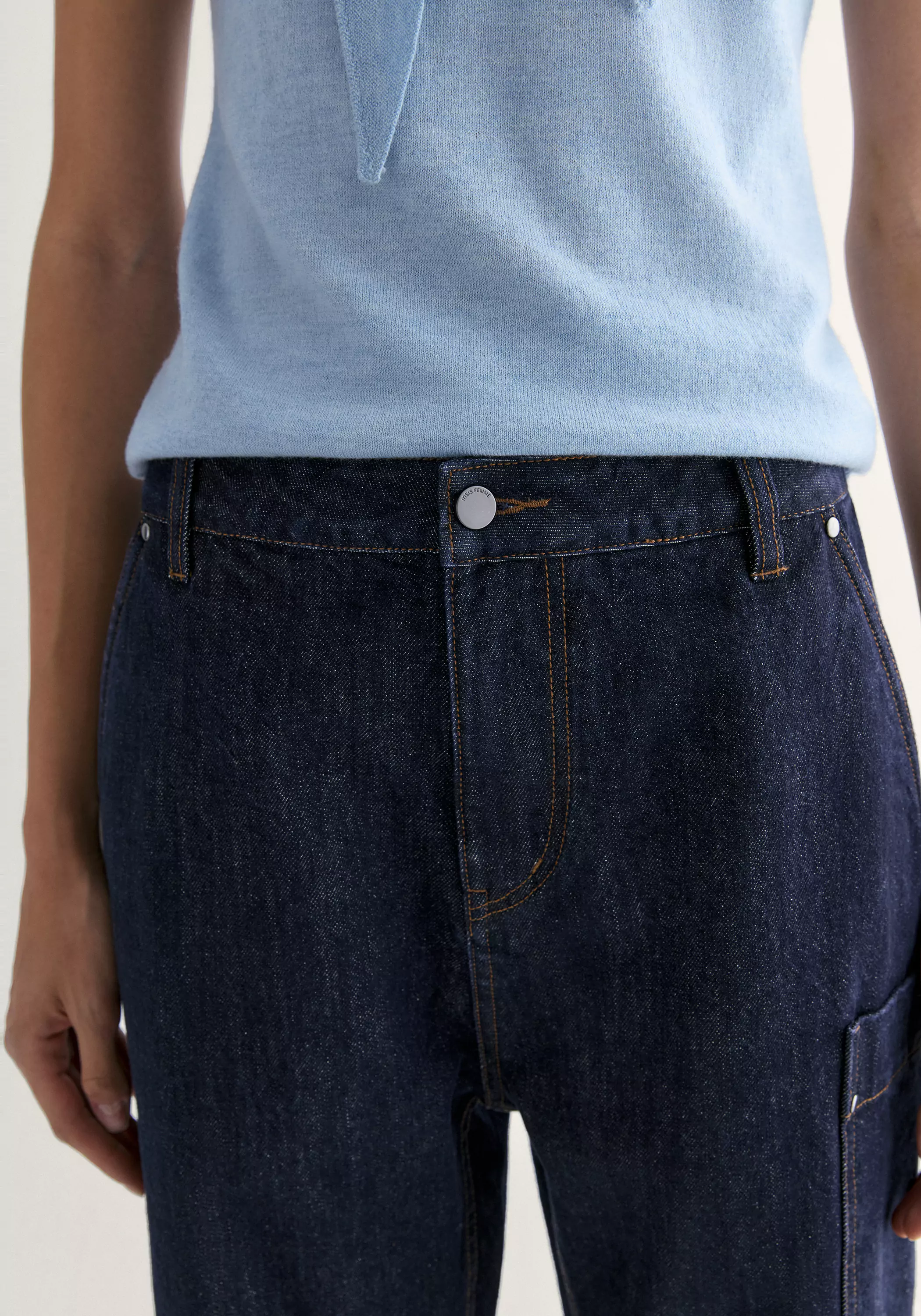 Turn-up Straight-leg Jeans - Image 14
