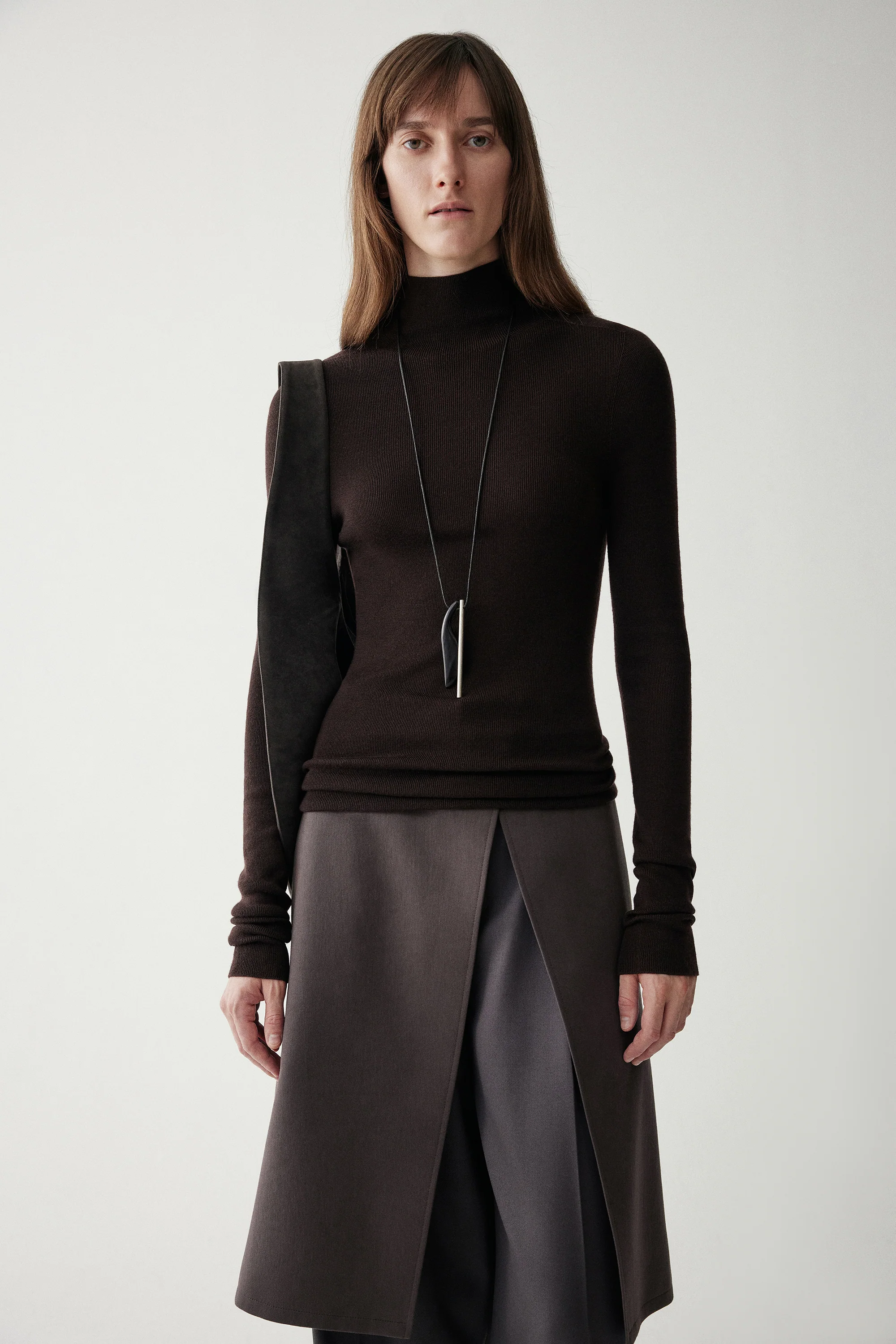 Merino Wool Seamless Knitted Top - Image 36
