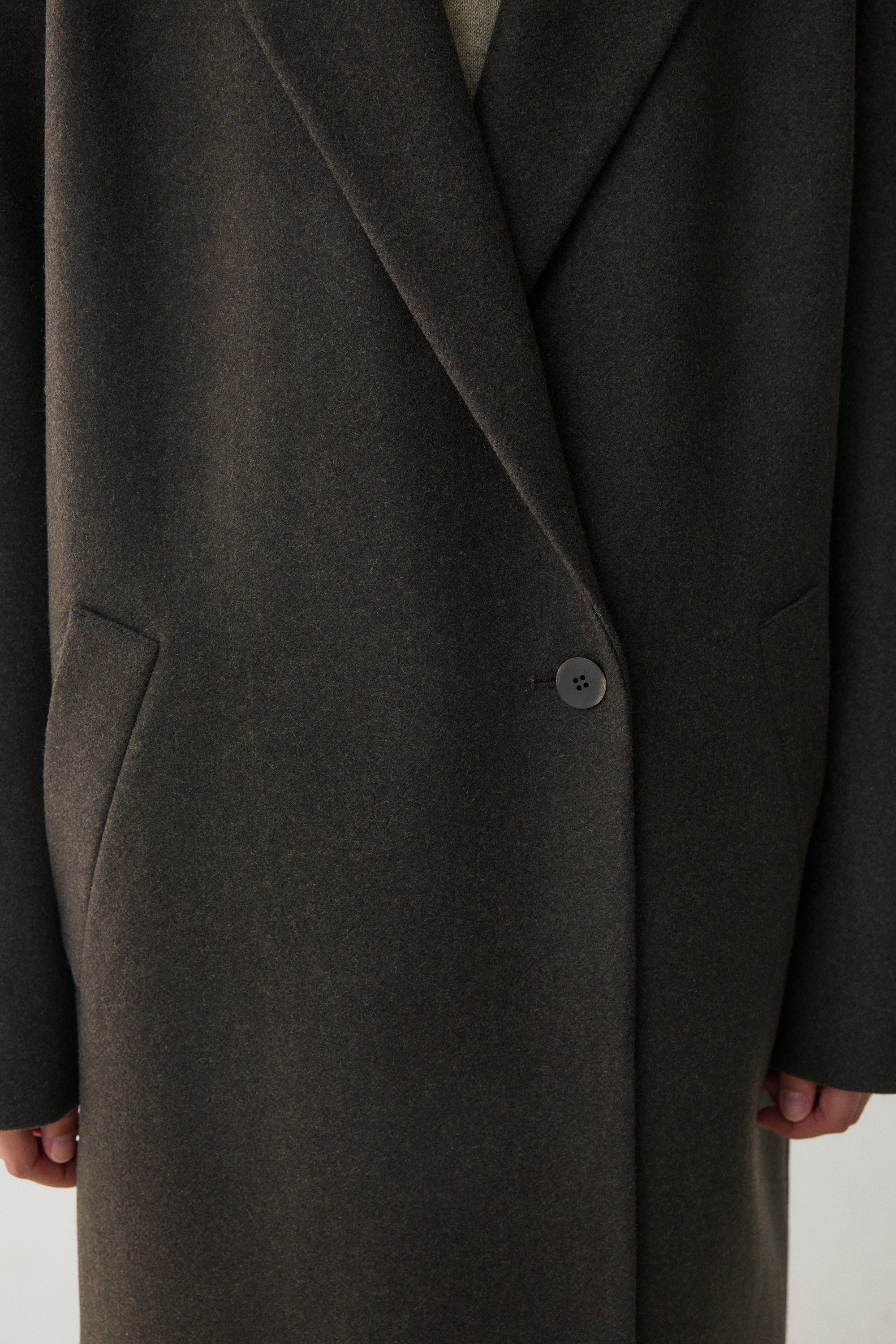 Twill Coat in Australian Merino Wool - Image 16