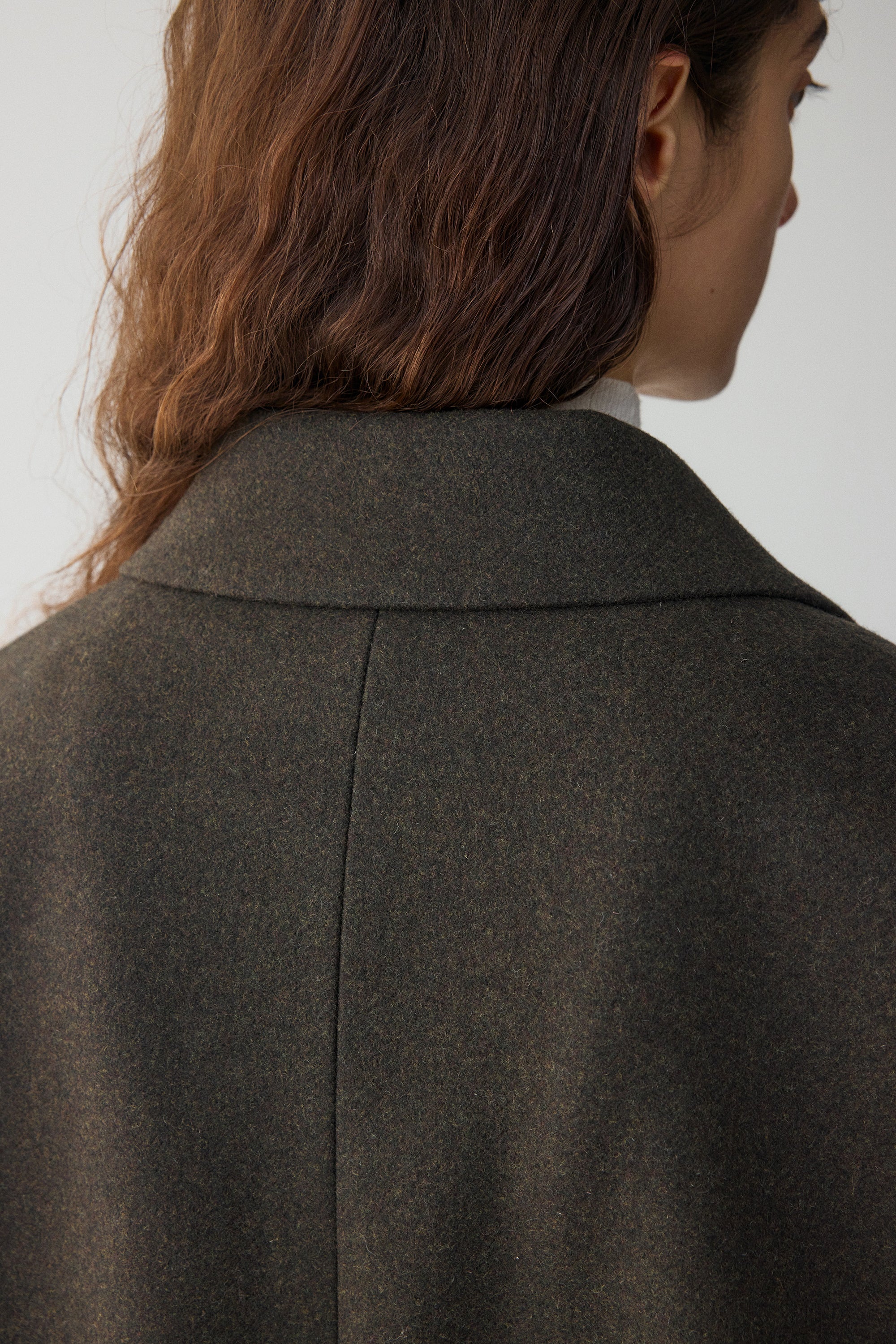 Twill Coat in Australian Merino Wool - Image 19
