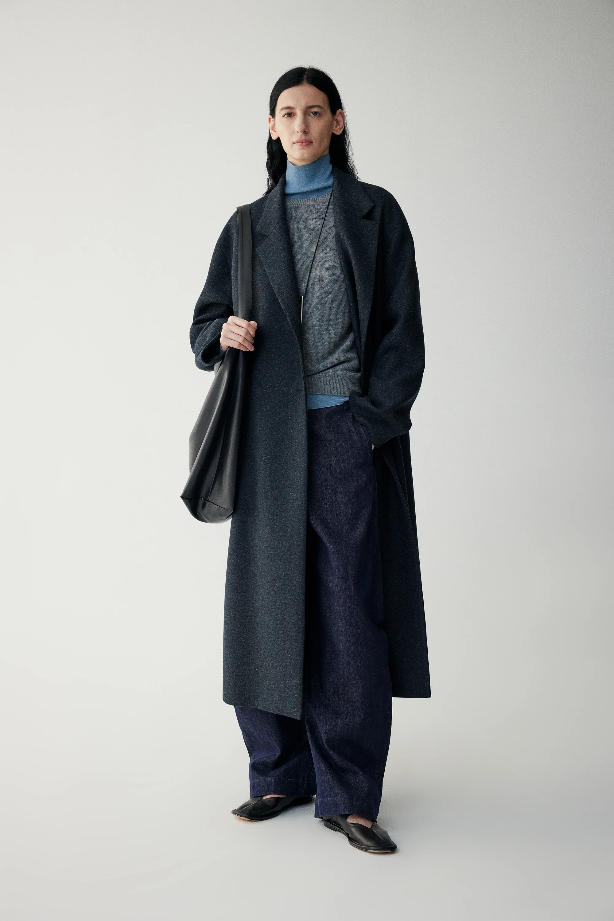 Twill Coat in Australian Merino Wool - Image 4