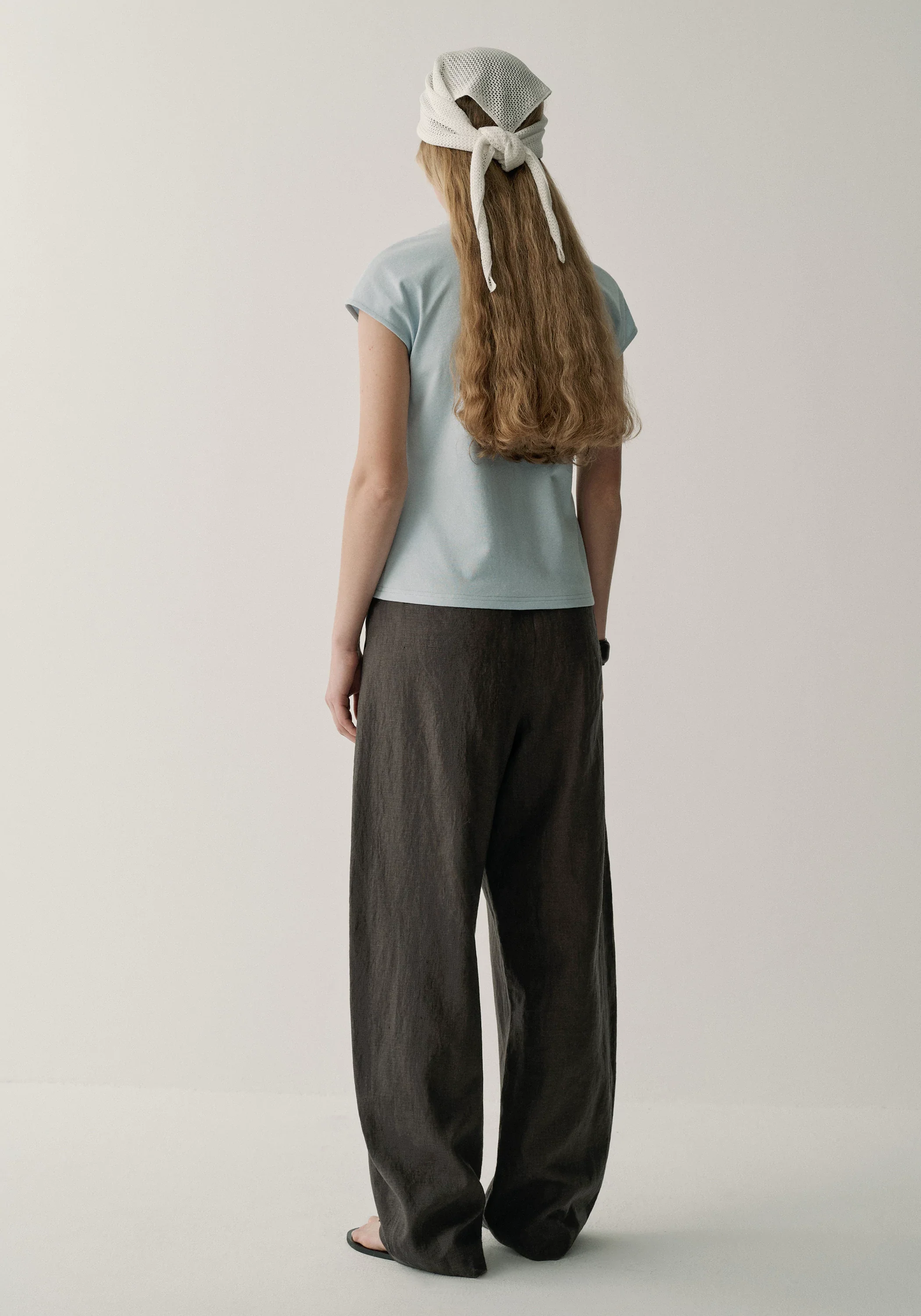 Twist-cord Cap-sleeve T-shirt - Image 21