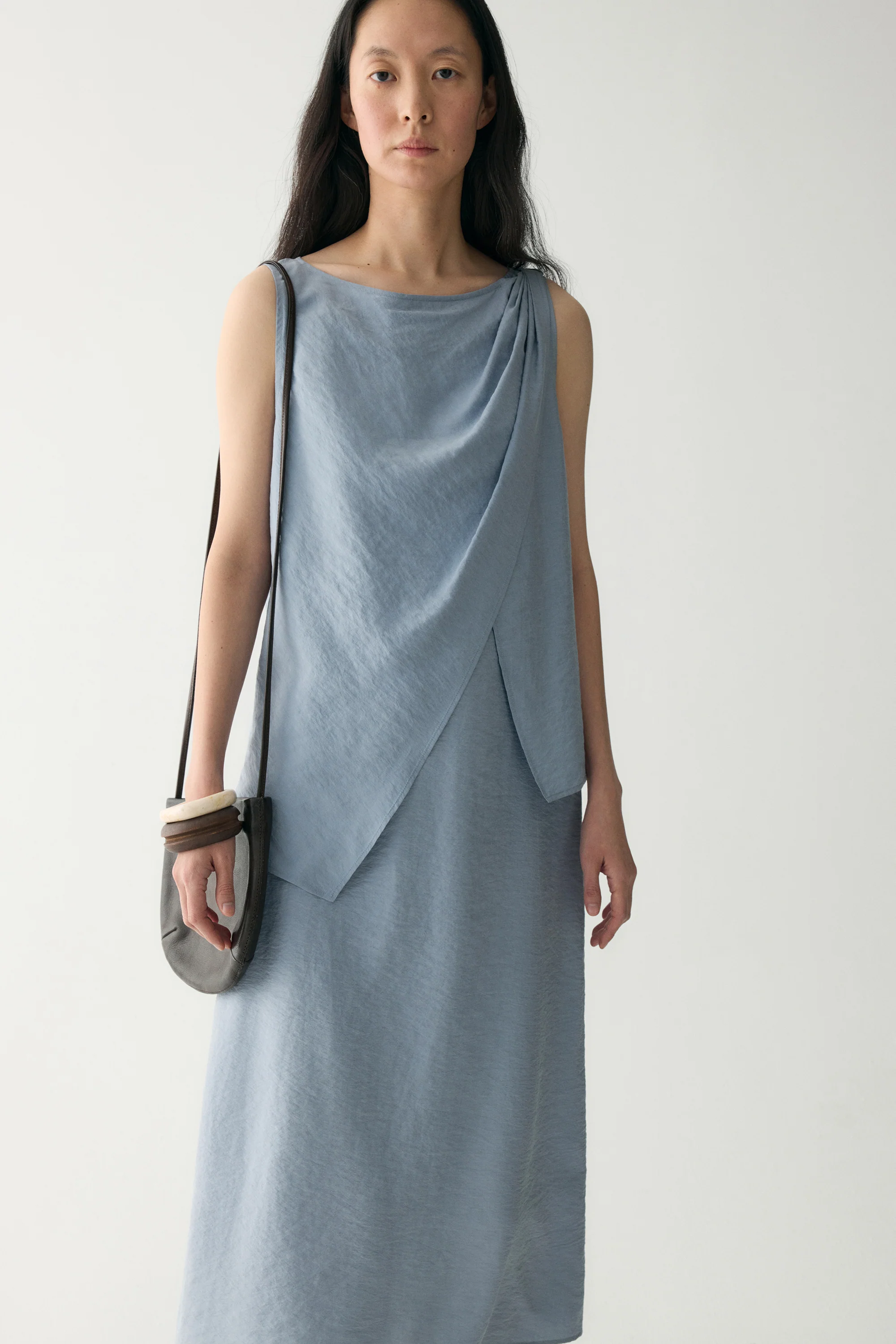 Twist-detail Silk Dress - Image 11