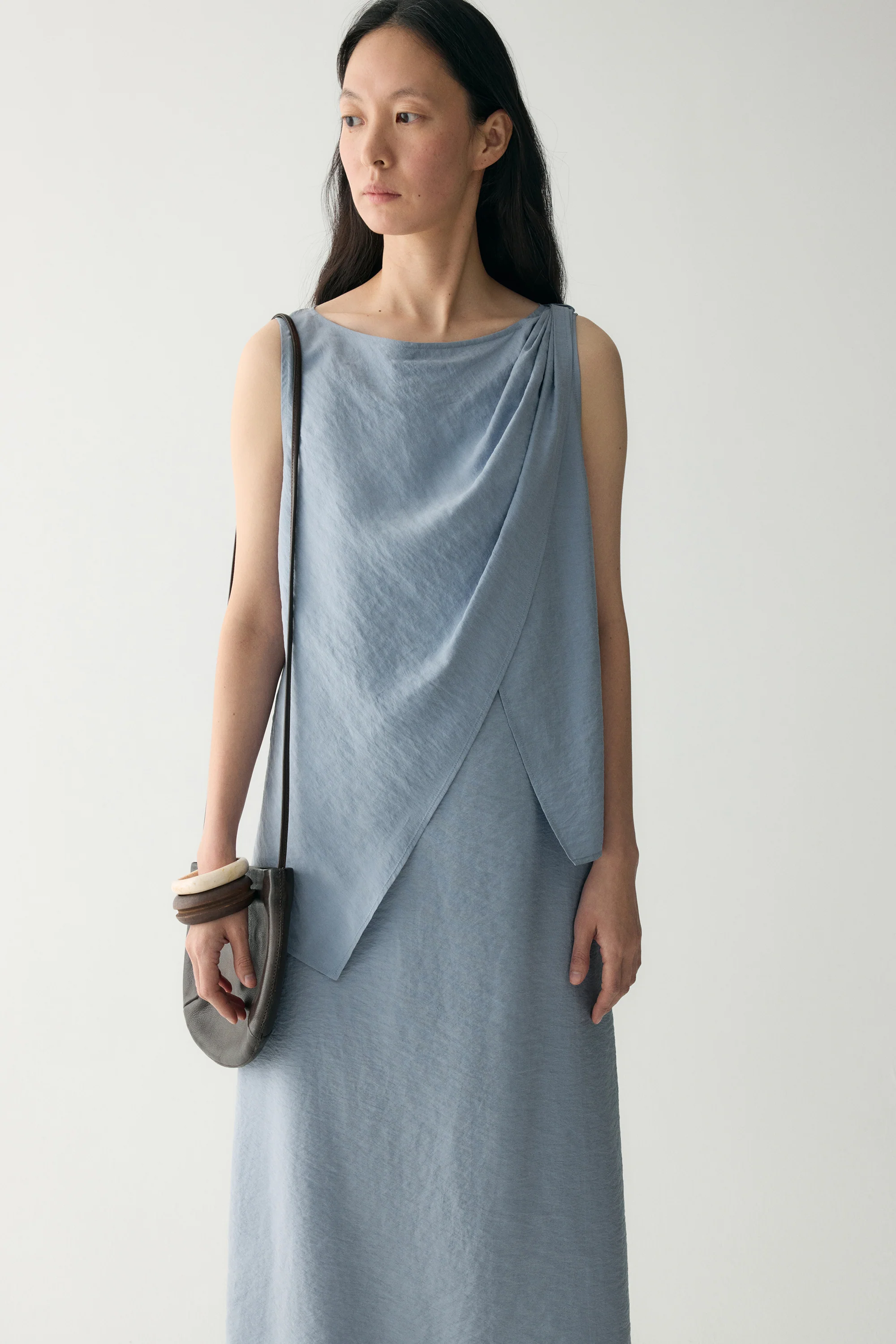 Twist-detail Silk Dress - Image 12