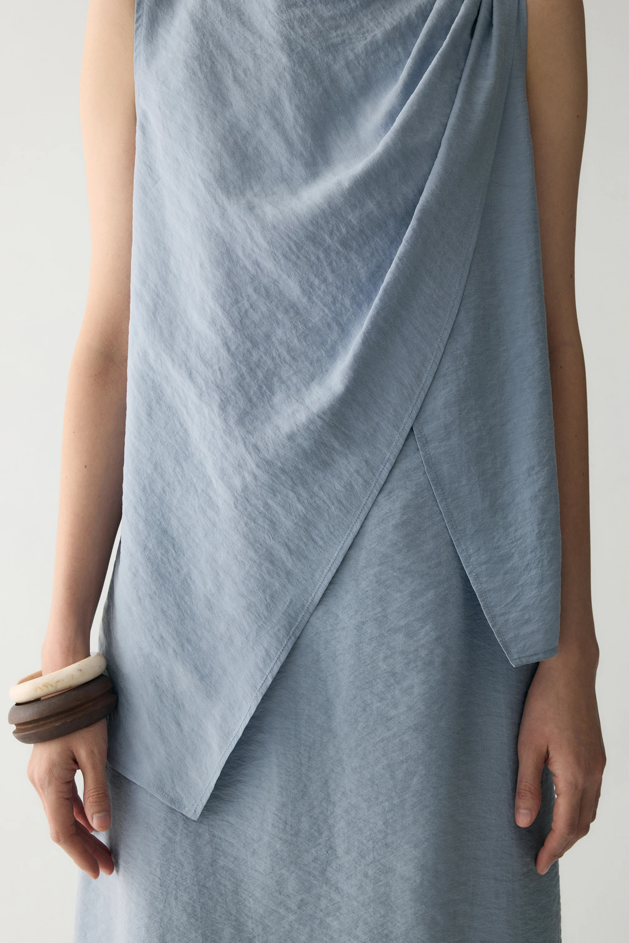 Twist-detail Silk Dress - Image 19