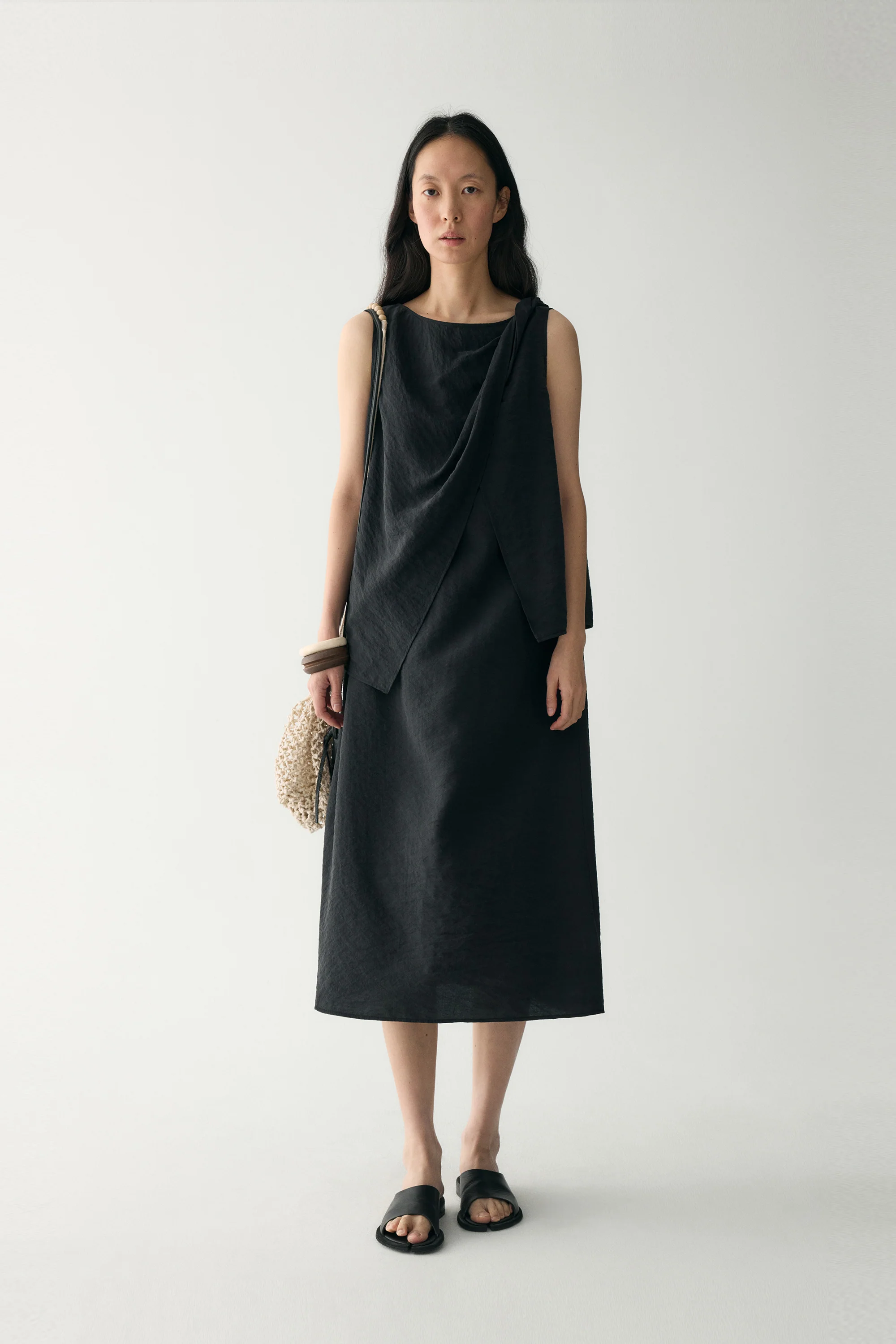 Twist-detail Silk Dress - Image 3