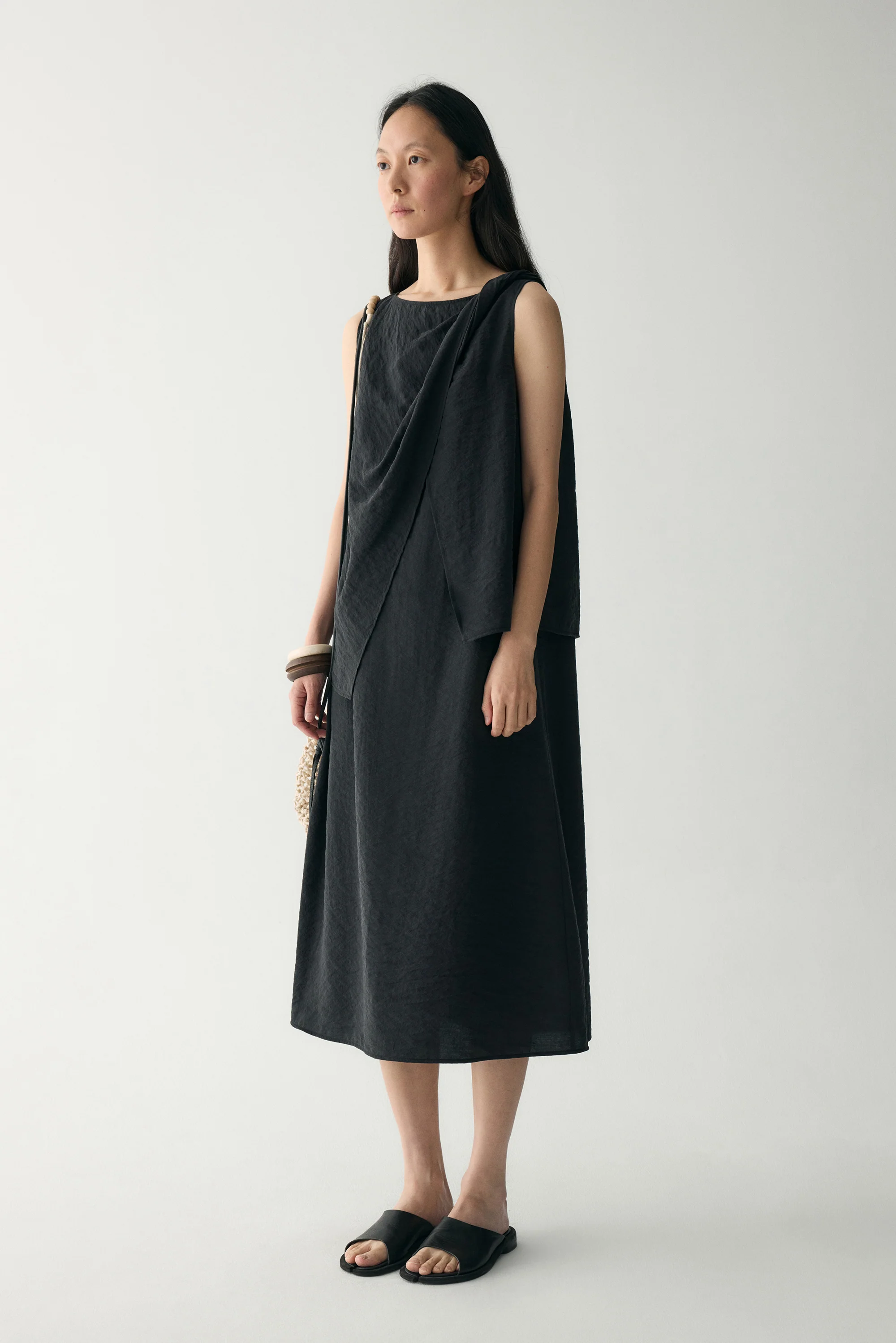 Twist-detail Silk Dress - Image 4