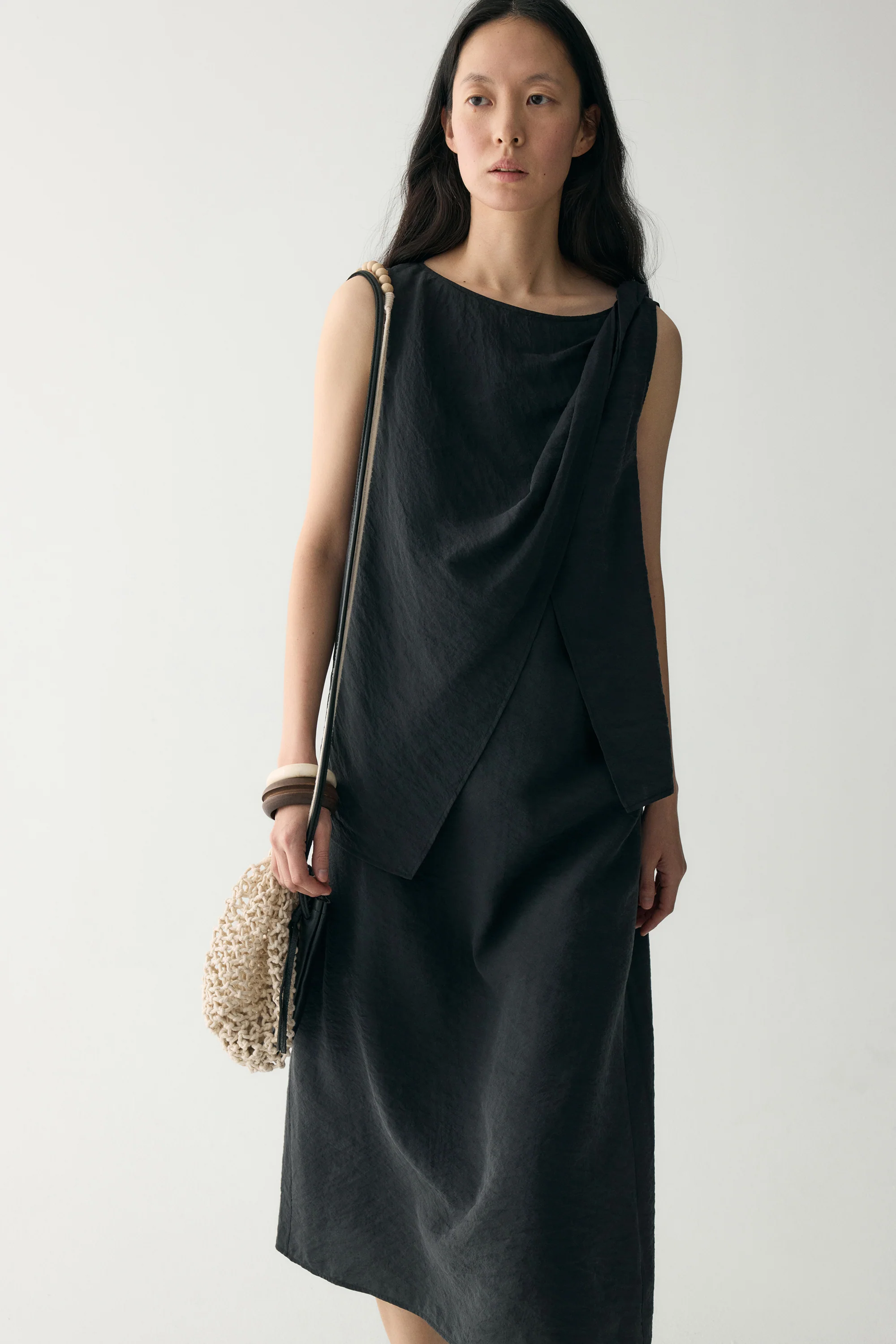 Twist-detail Silk Dress - Image 5