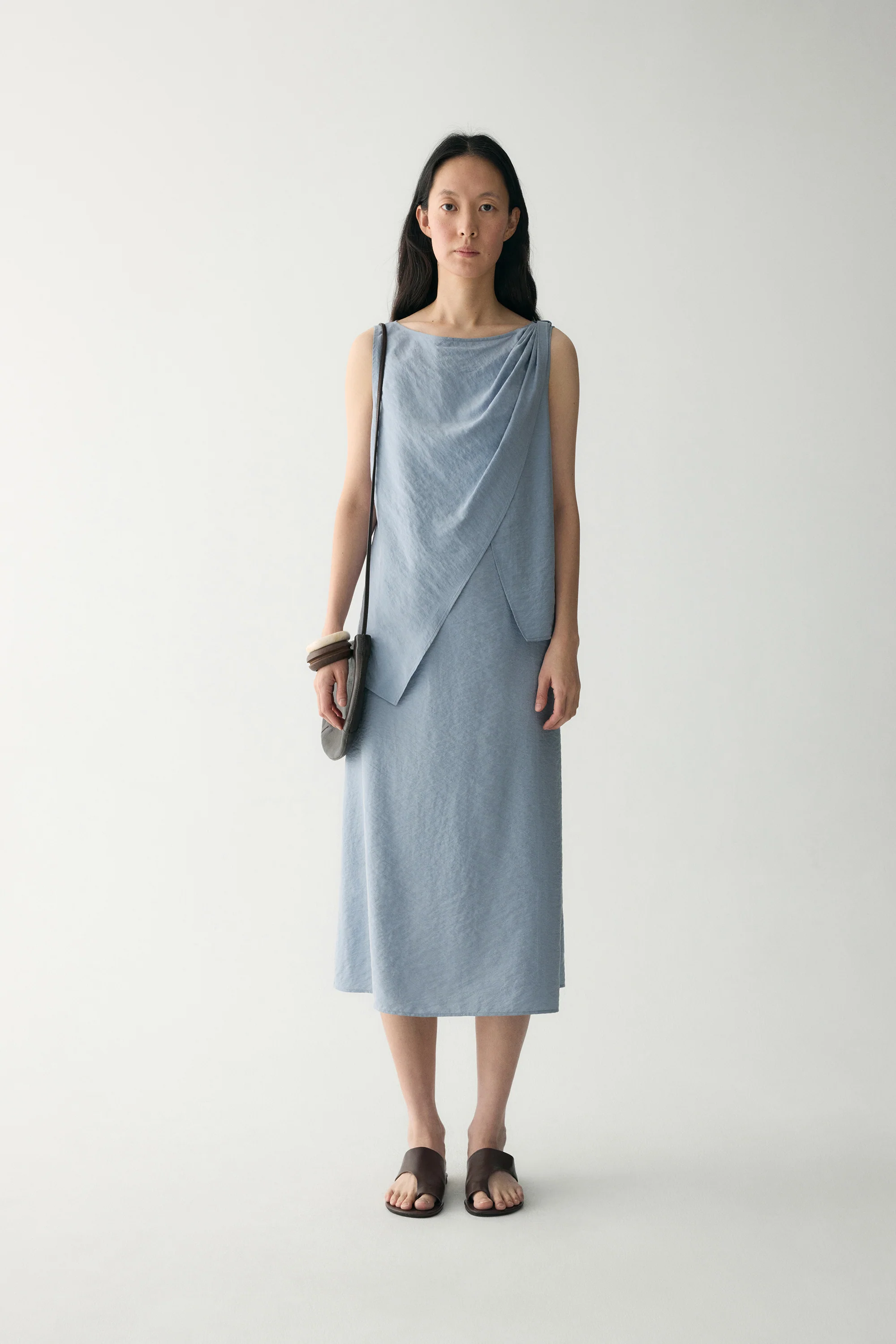 Twist-detail Silk Dress - Image 8