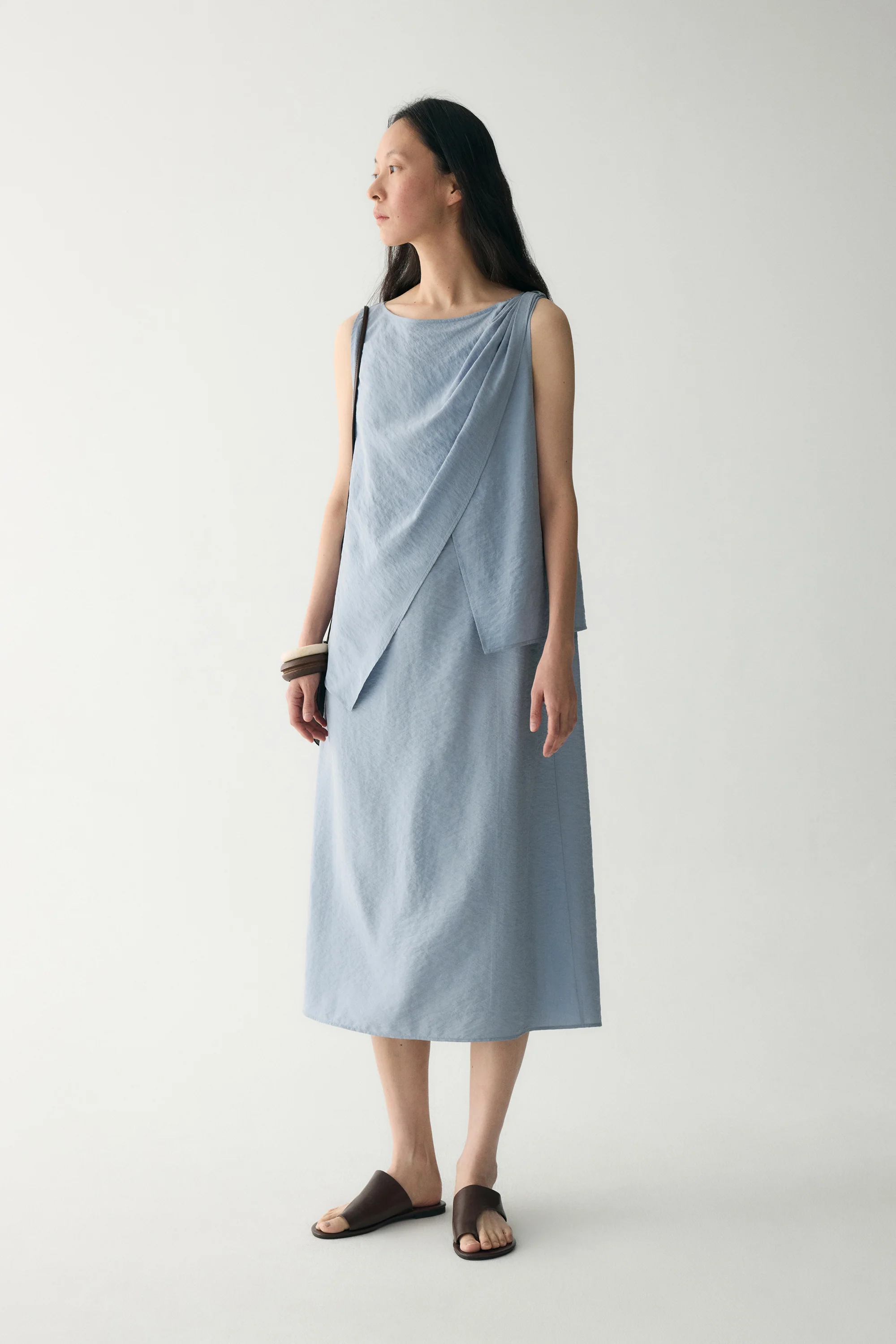 Twist-detail Silk Dress - Image 9