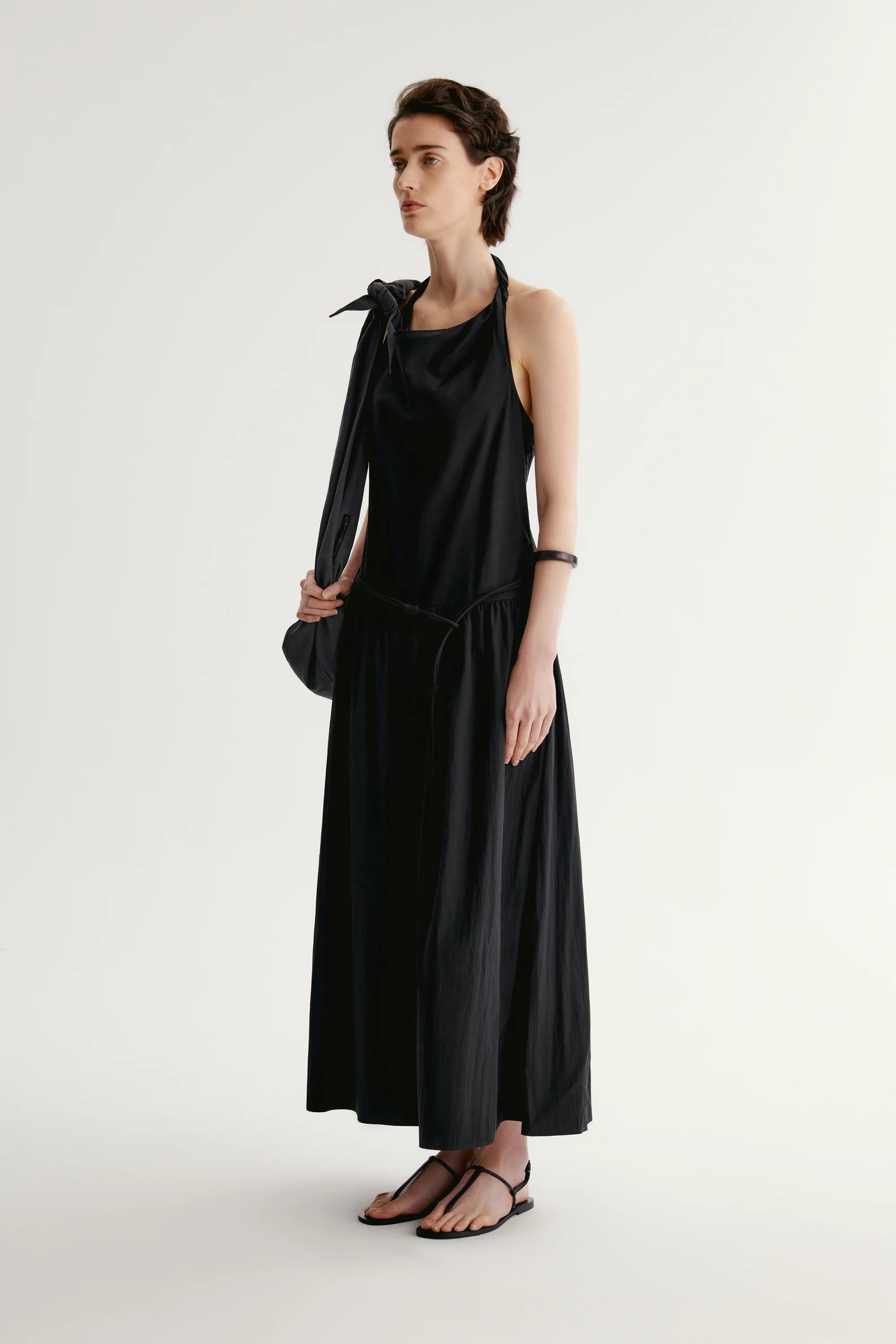 Twist-strap Halterneck Dress - Image 14