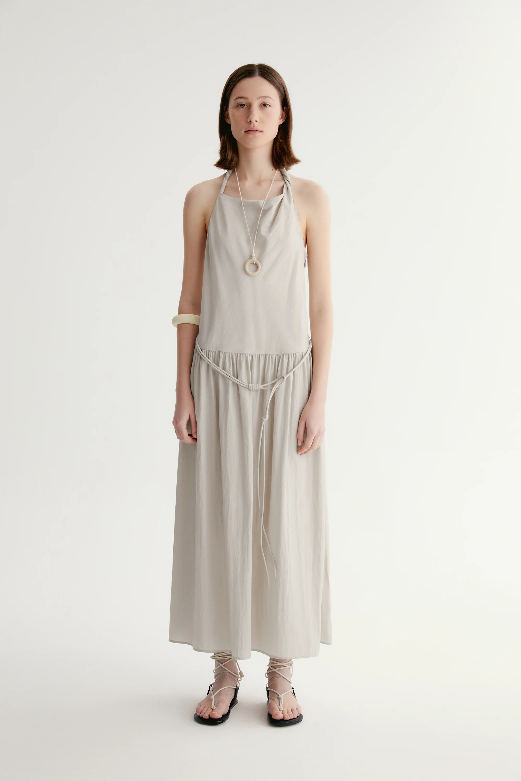 Twist-strap Halterneck Dress - Image 3