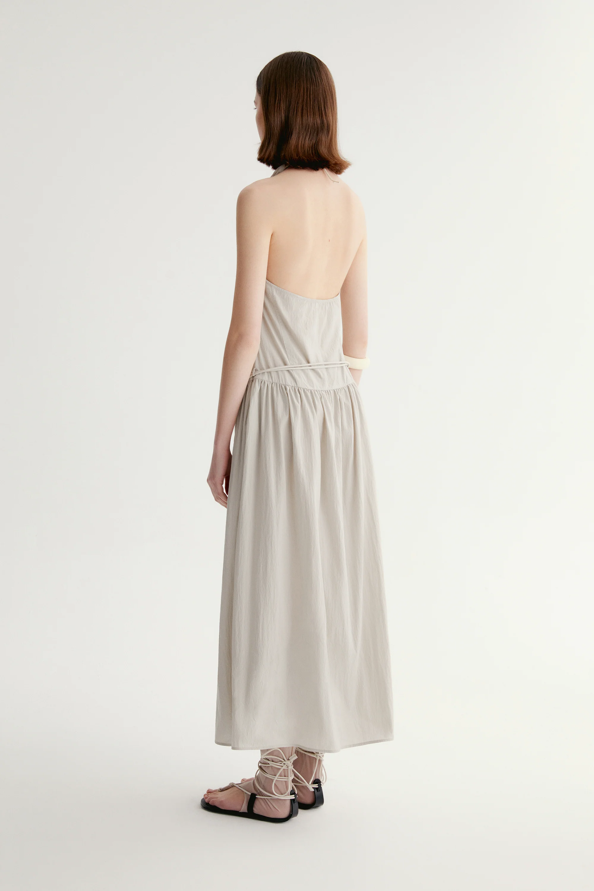 Twist-strap Halterneck Dress - Image 4
