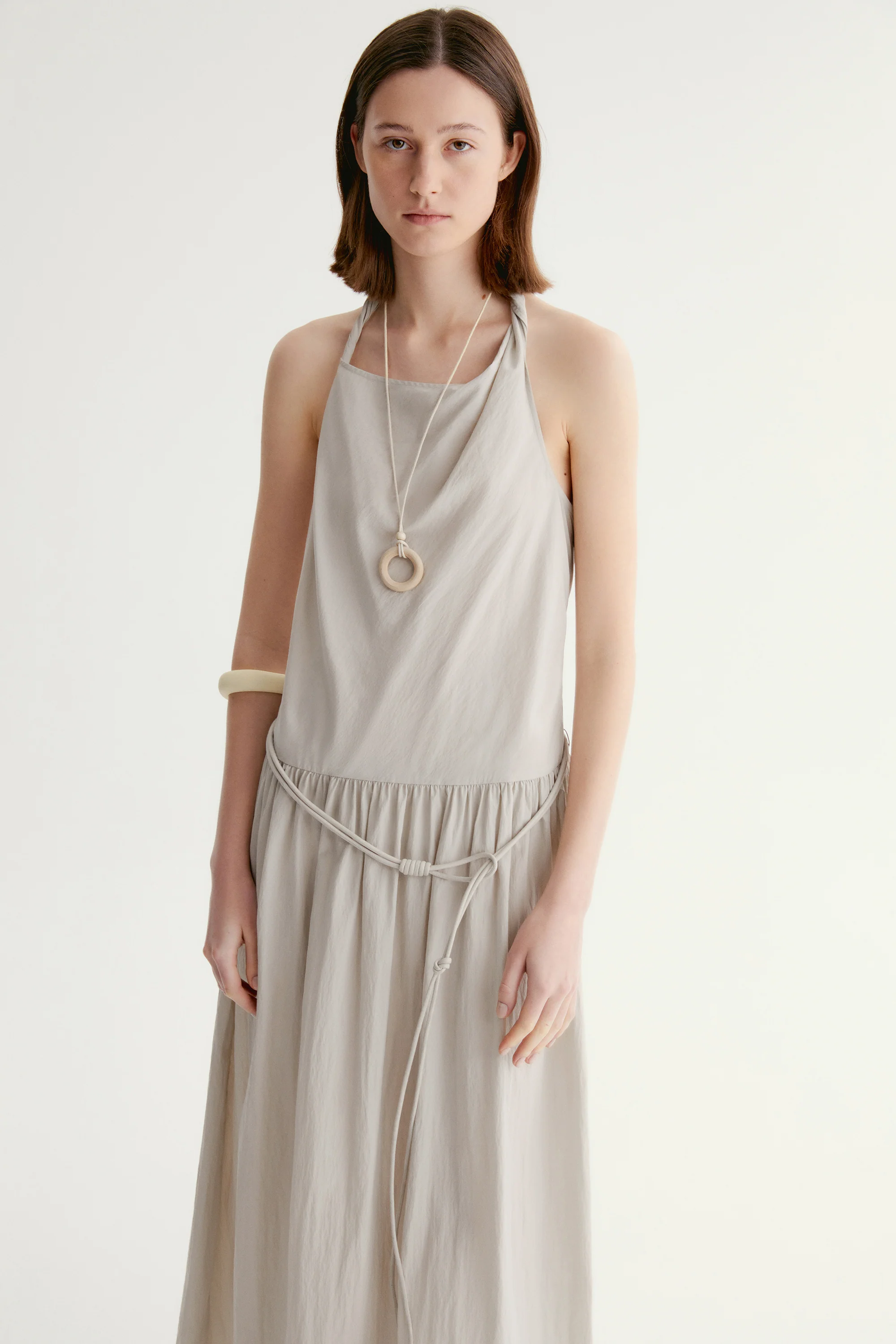 Twist-strap Halterneck Dress - Image 5