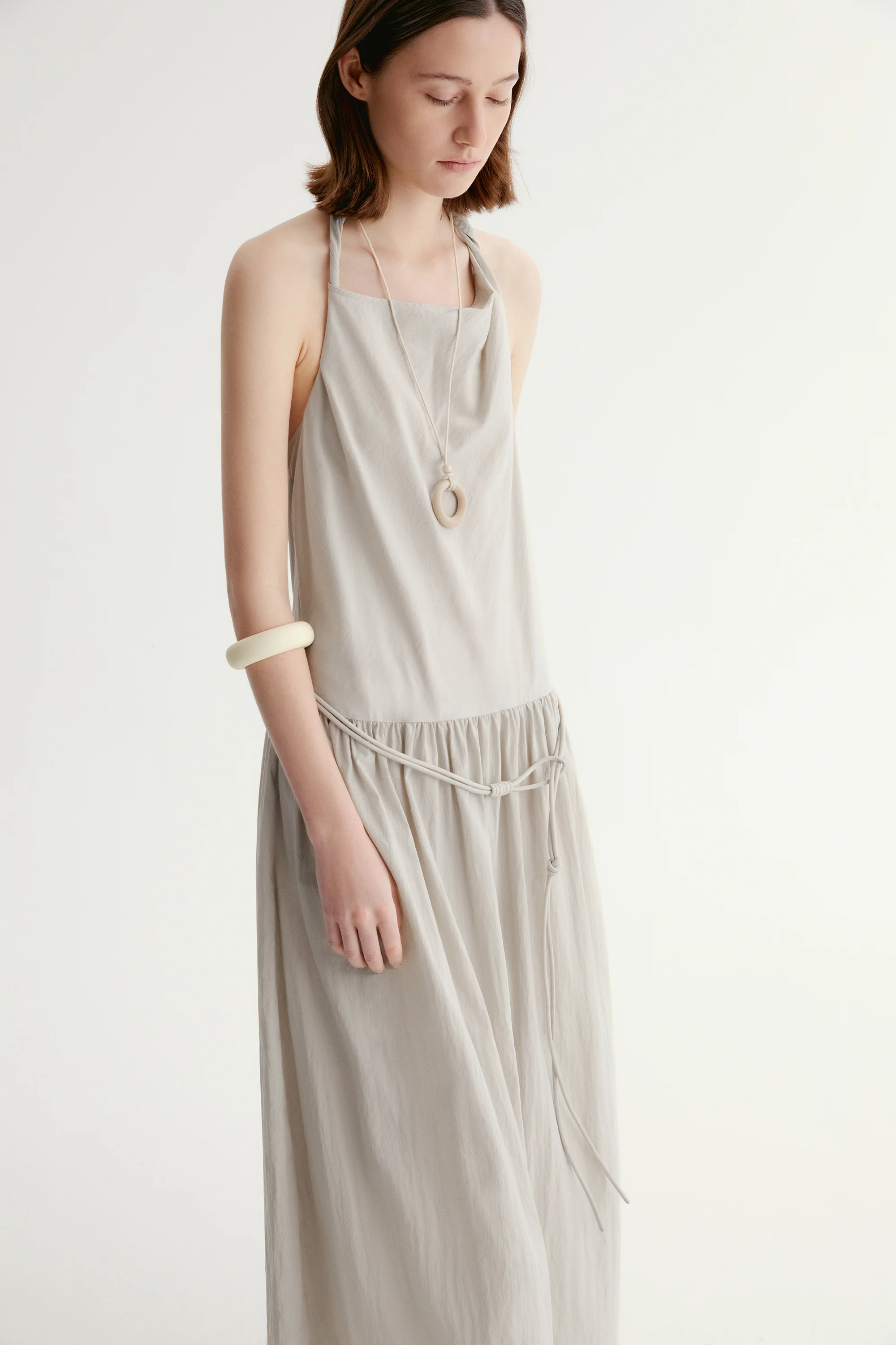 Twist-strap Halterneck Dress - Image 7