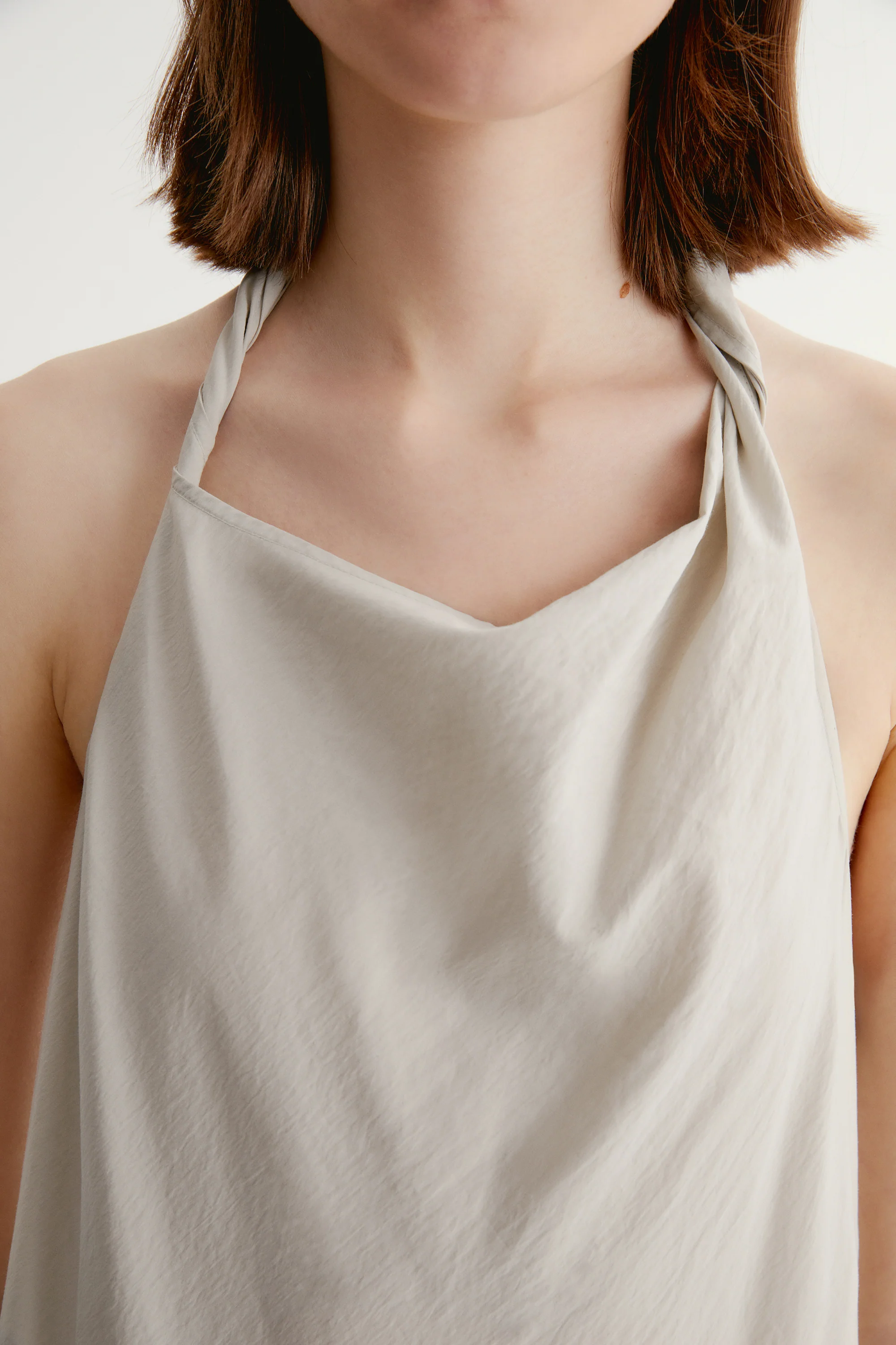 Twist-strap Halterneck Dress - Image 9